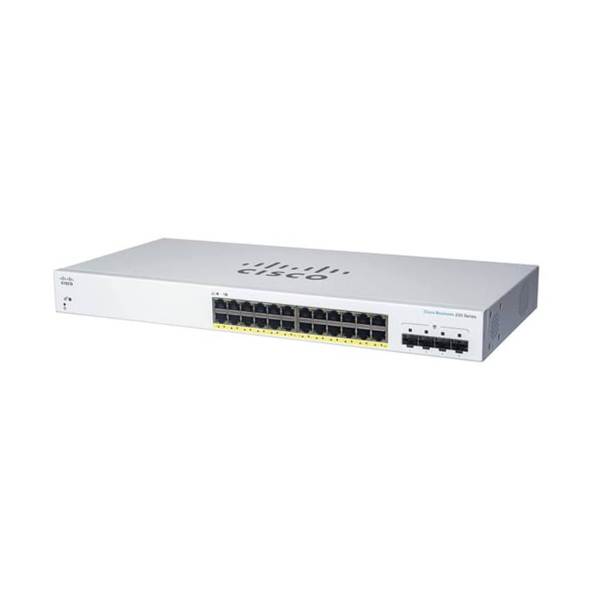 Rca Informatique - Image du produit : CBS220 SMART 24-PORT GE FULL POE 4X1G SFP