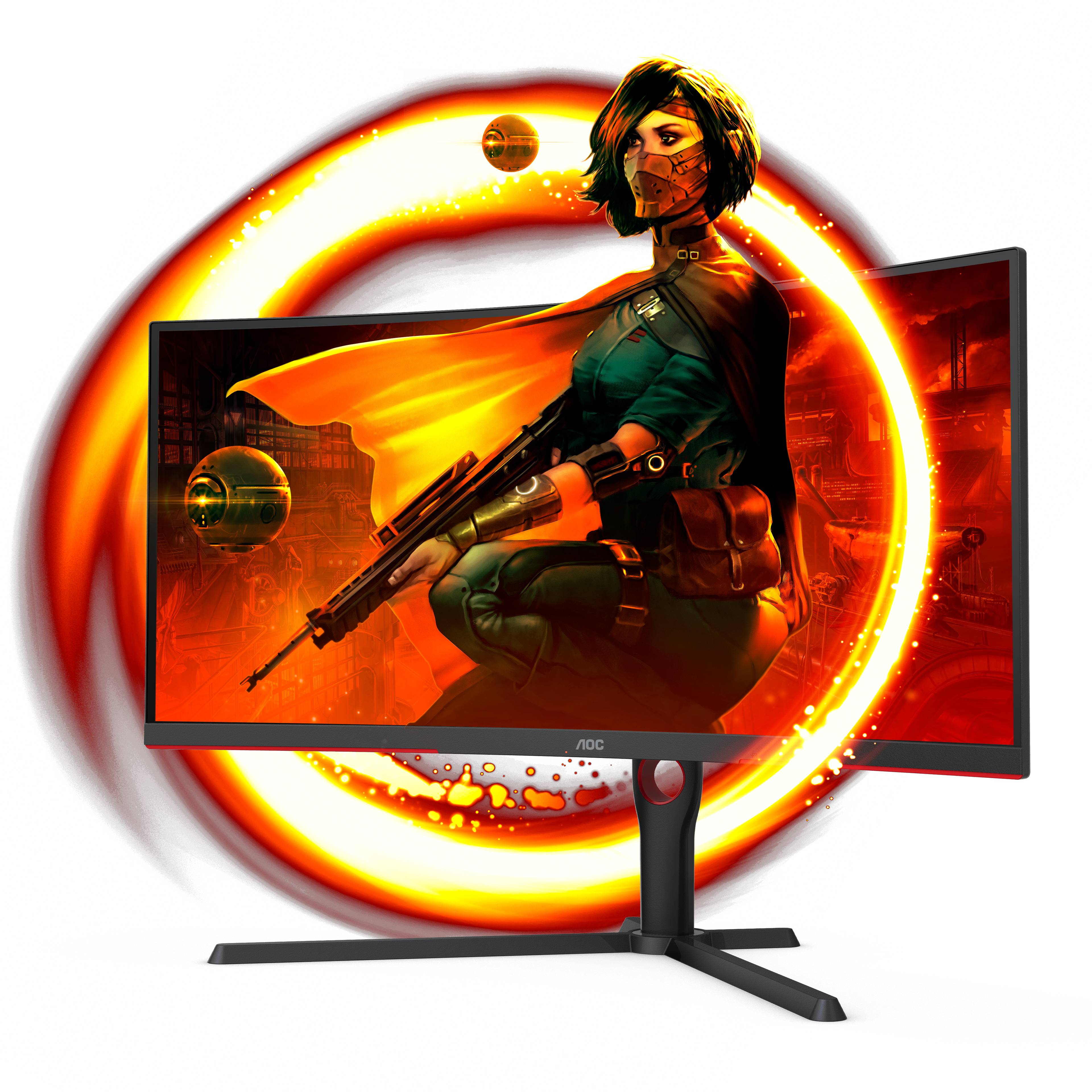 Rca Informatique - image du produit : 34IN WLED 3440X1440 21:9 4MS CU34G3S/BK 3000:1 HDMI/DP/USB