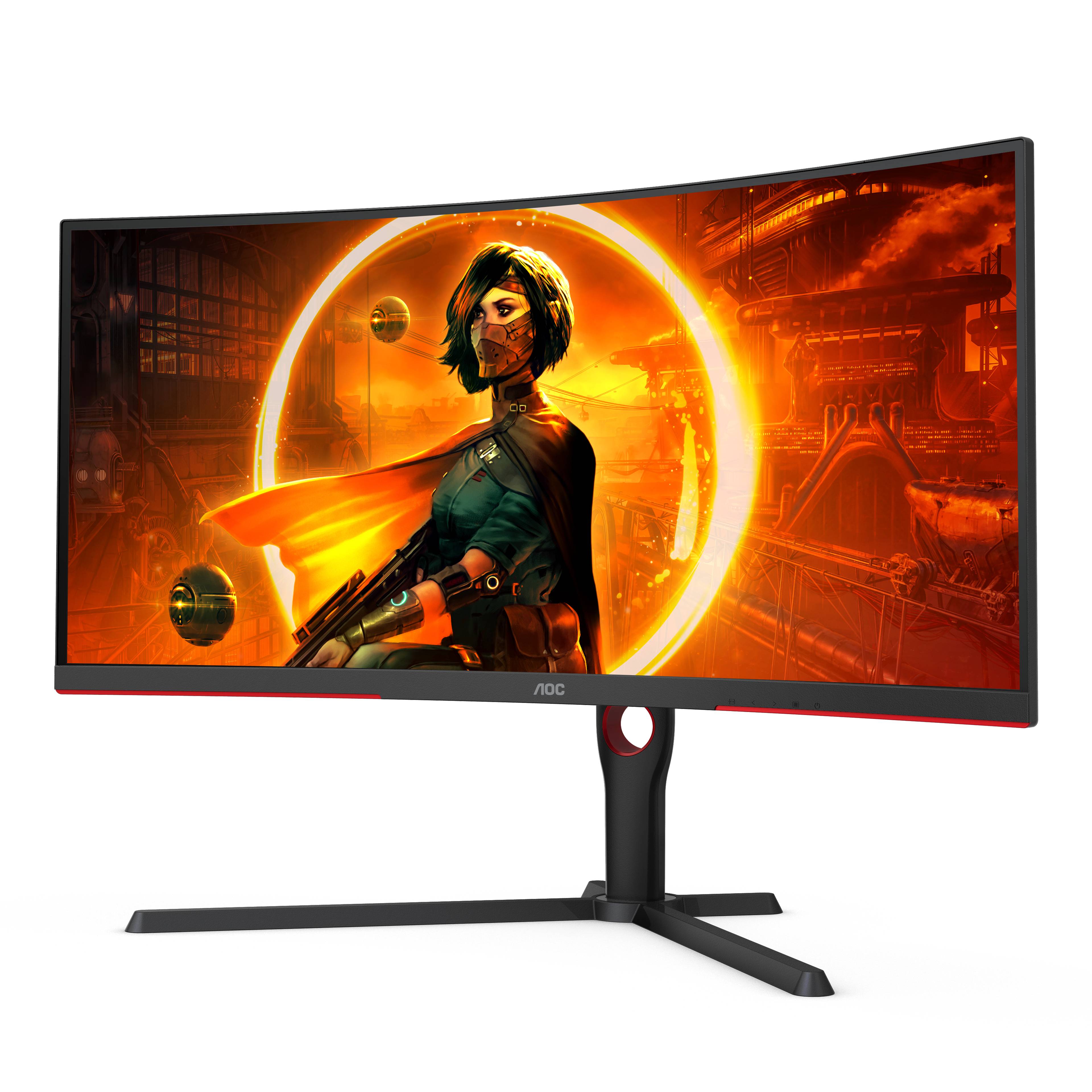 Rca Informatique - image du produit : 34IN WLED 3440X1440 21:9 4MS CU34G3S/BK 3000:1 HDMI/DP/USB