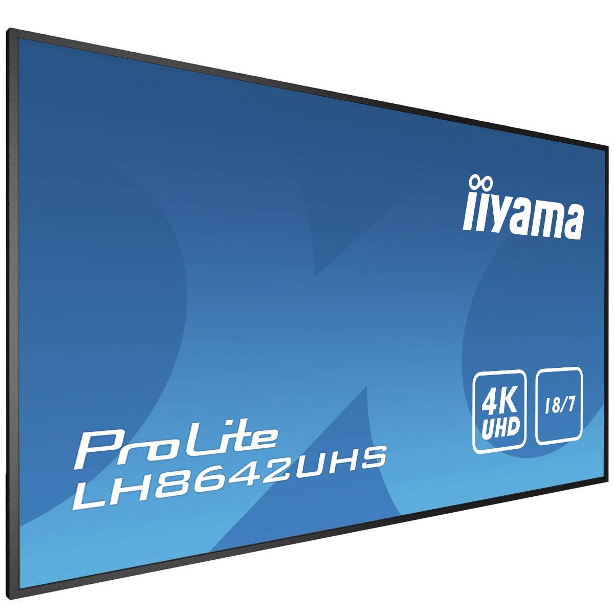Rca Informatique - image du produit : LH8642UHS-B3 217CM 85.06IN IPS 3 3840X2160 500CD VGA DVI HDMI