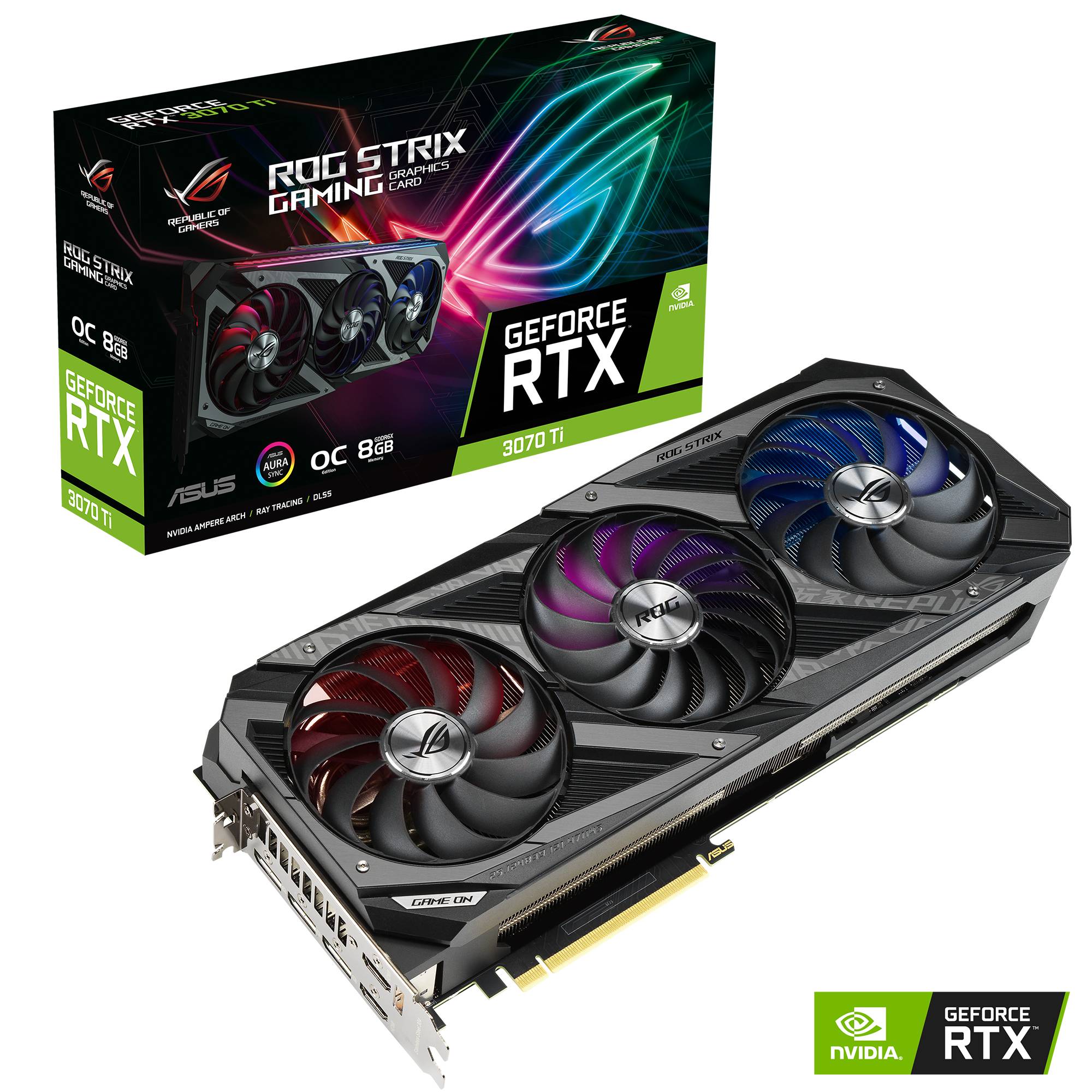 Rca Informatique - image du produit : ROG-STRIX-RTX3070TI-O8G-GAMING