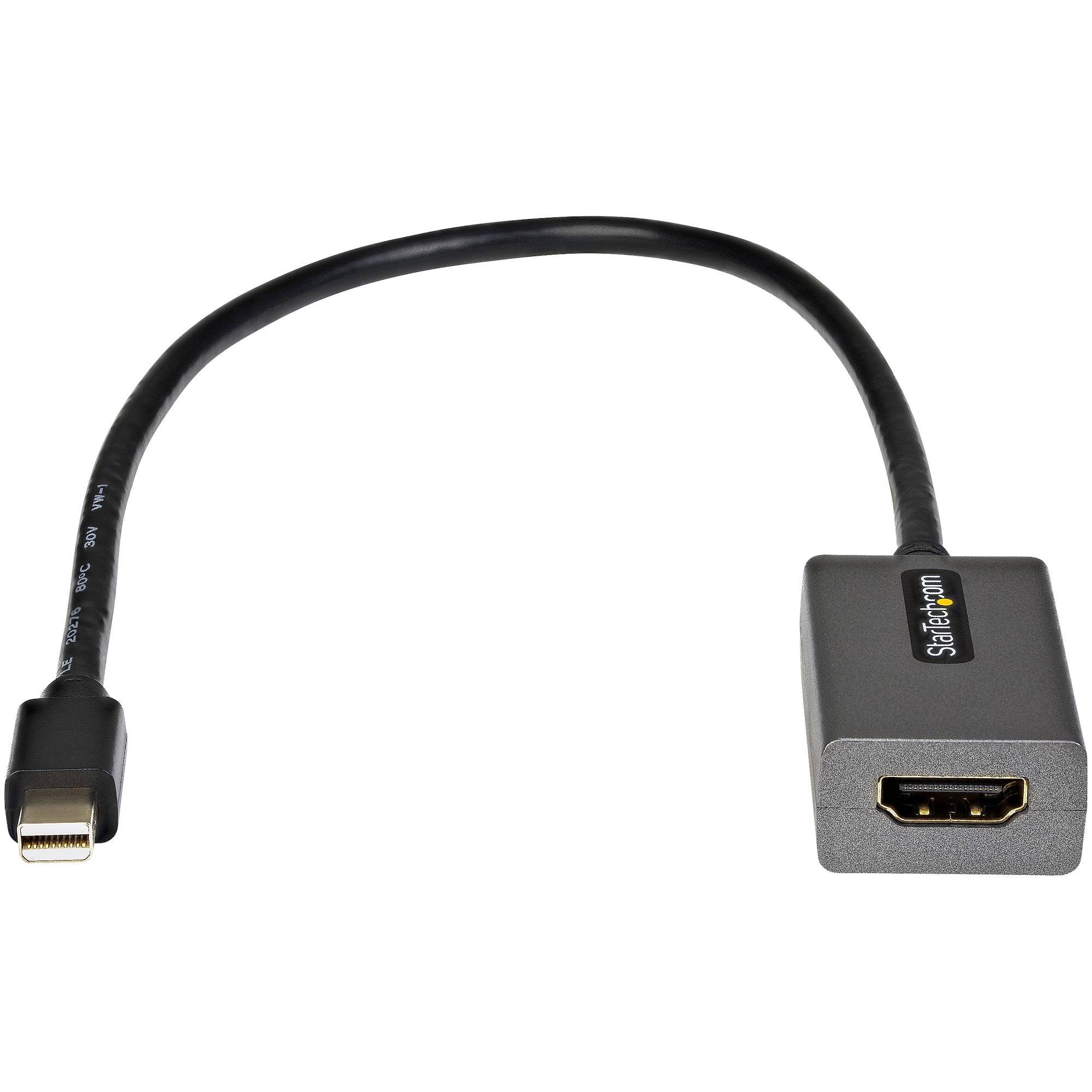 Rca Informatique - image du produit : MINI DISPLAYPORT TO HDMI ADAPTER - 1080P VIDEO - 12IN CAB