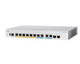 Rca Informatique - Image du produit : CBS350 MANAGED 2-PORT 2.5GE 6-PORT GE POE 2X10G COMBO