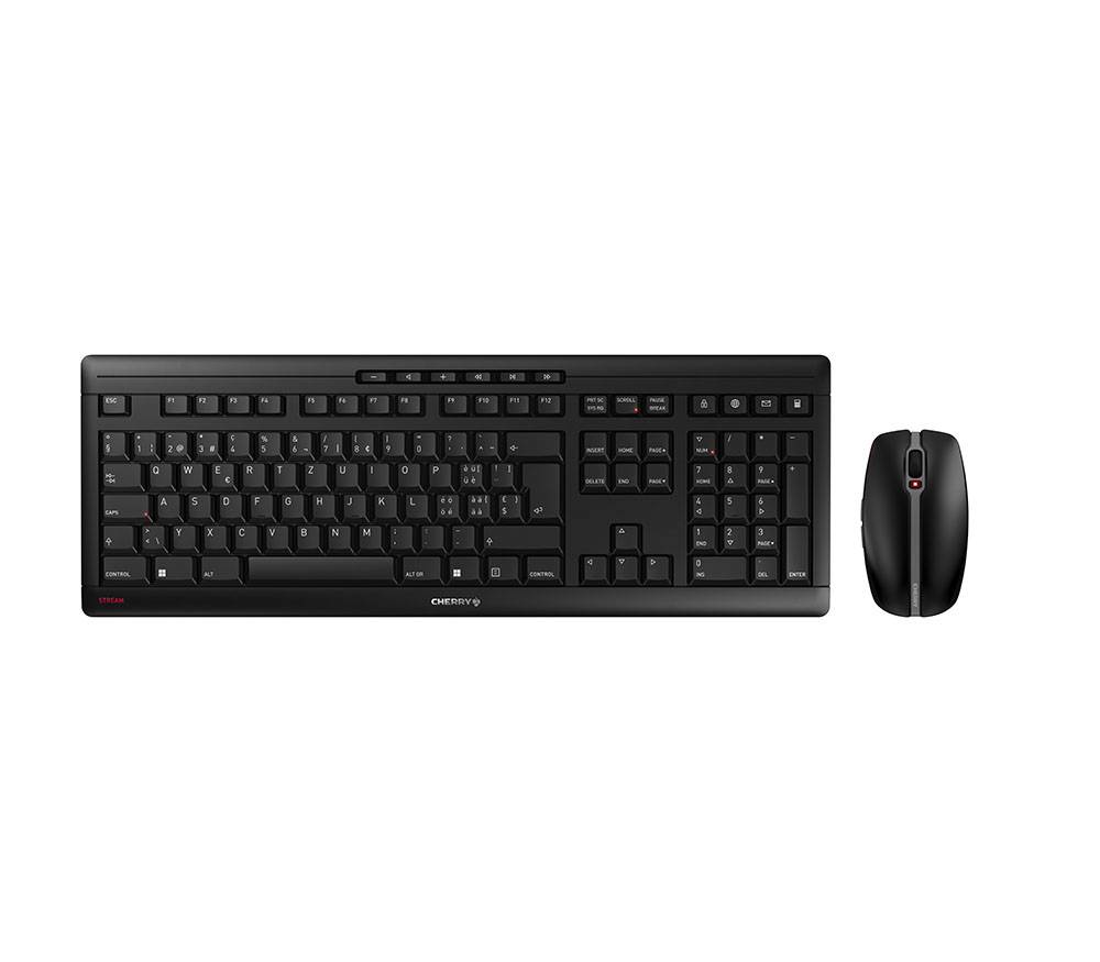 Rca Informatique - image du produit : CHERRYSTREAMDESKTOPRECHARGEKEYB OARD AND MOUSE SET