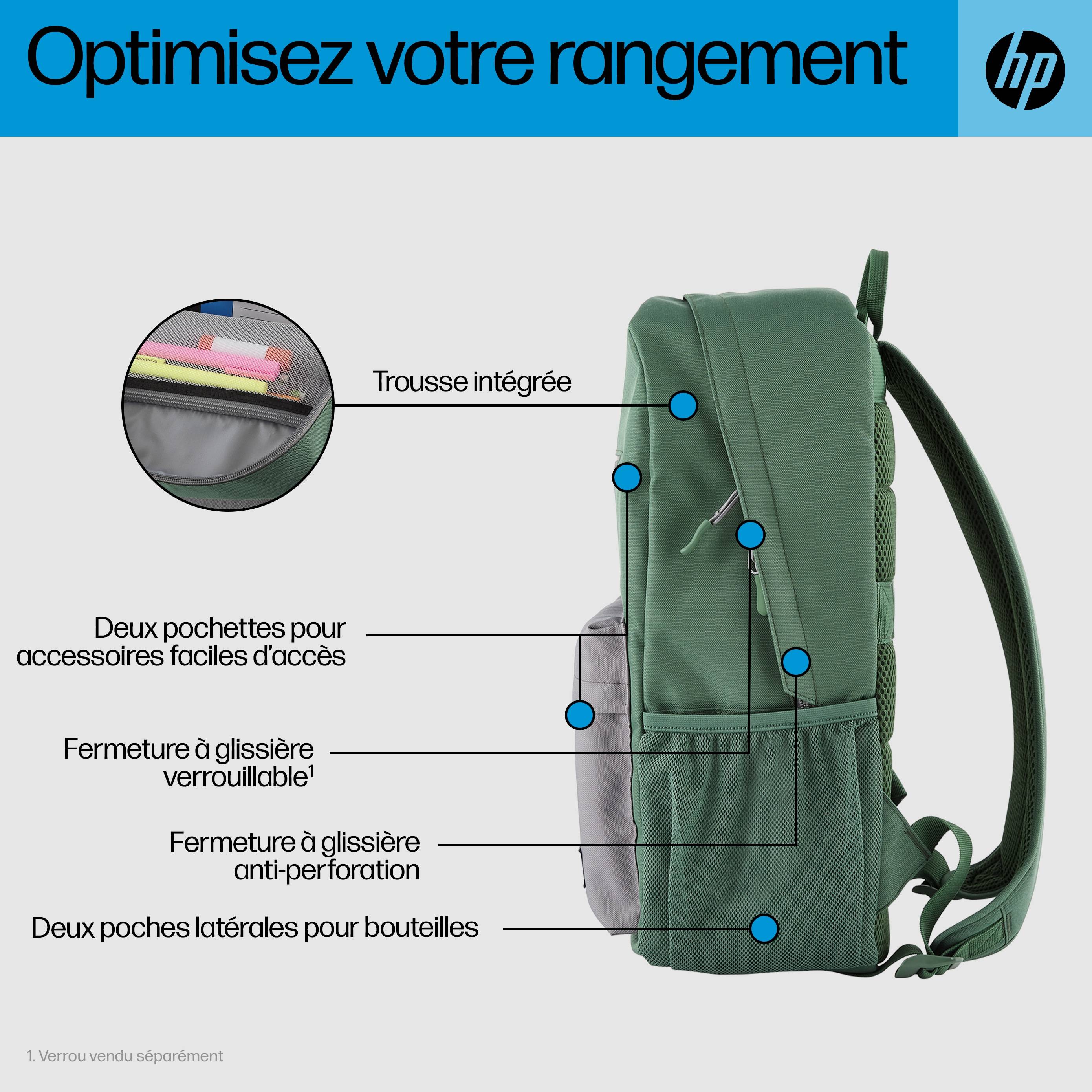 Rca Informatique - image du produit : HP CAMPUS GREEN BACKPACK