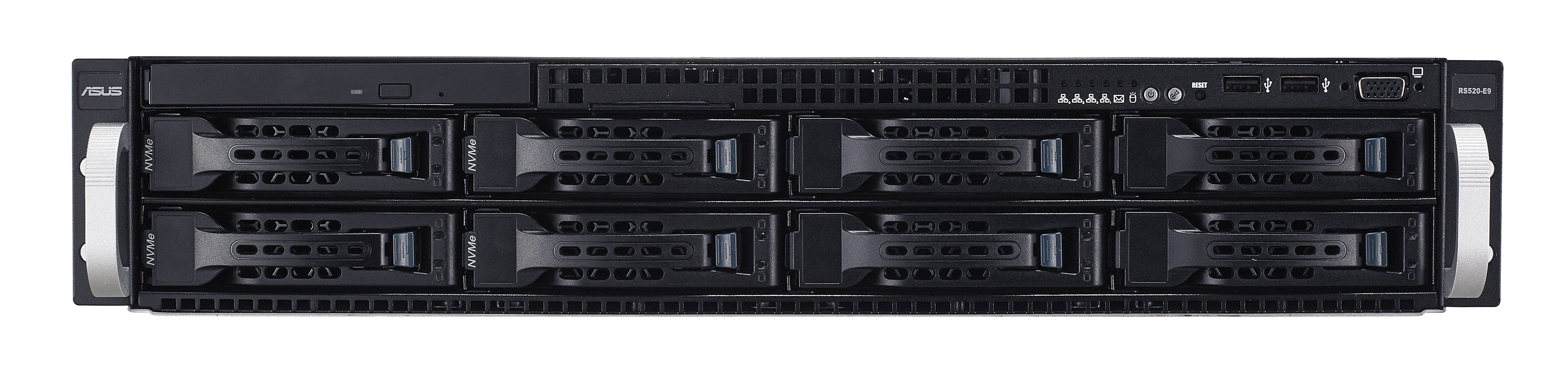 Rca Informatique - image du produit : RS520-E9-RS8 V2/4NVME RACKSERVER 2U / 2 CPU