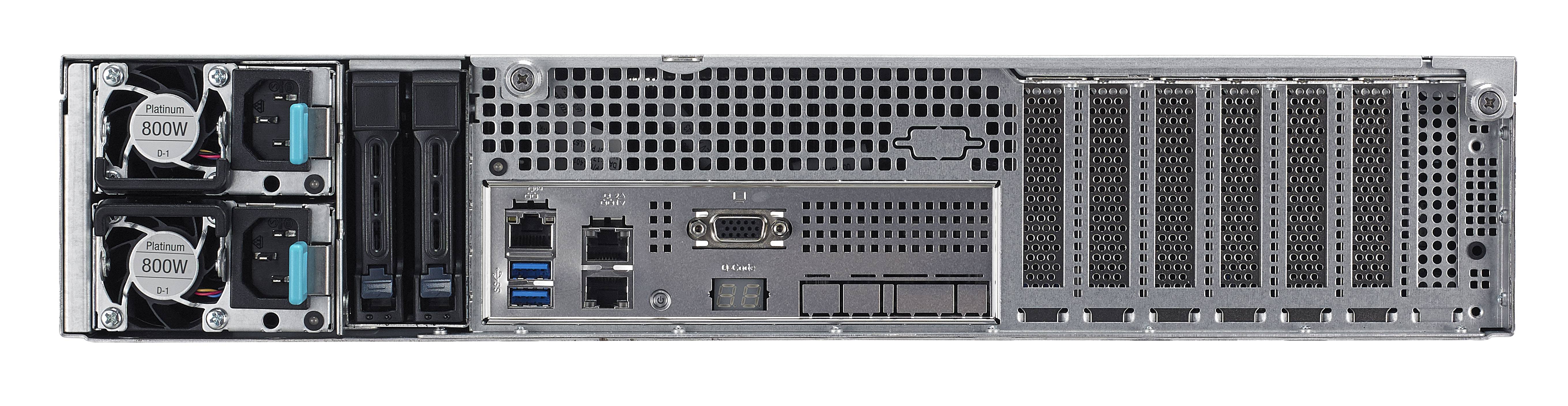 Rca Informatique - image du produit : RS520-E9-RS8 V2/4NVME RACKSERVER 2U / 2 CPU