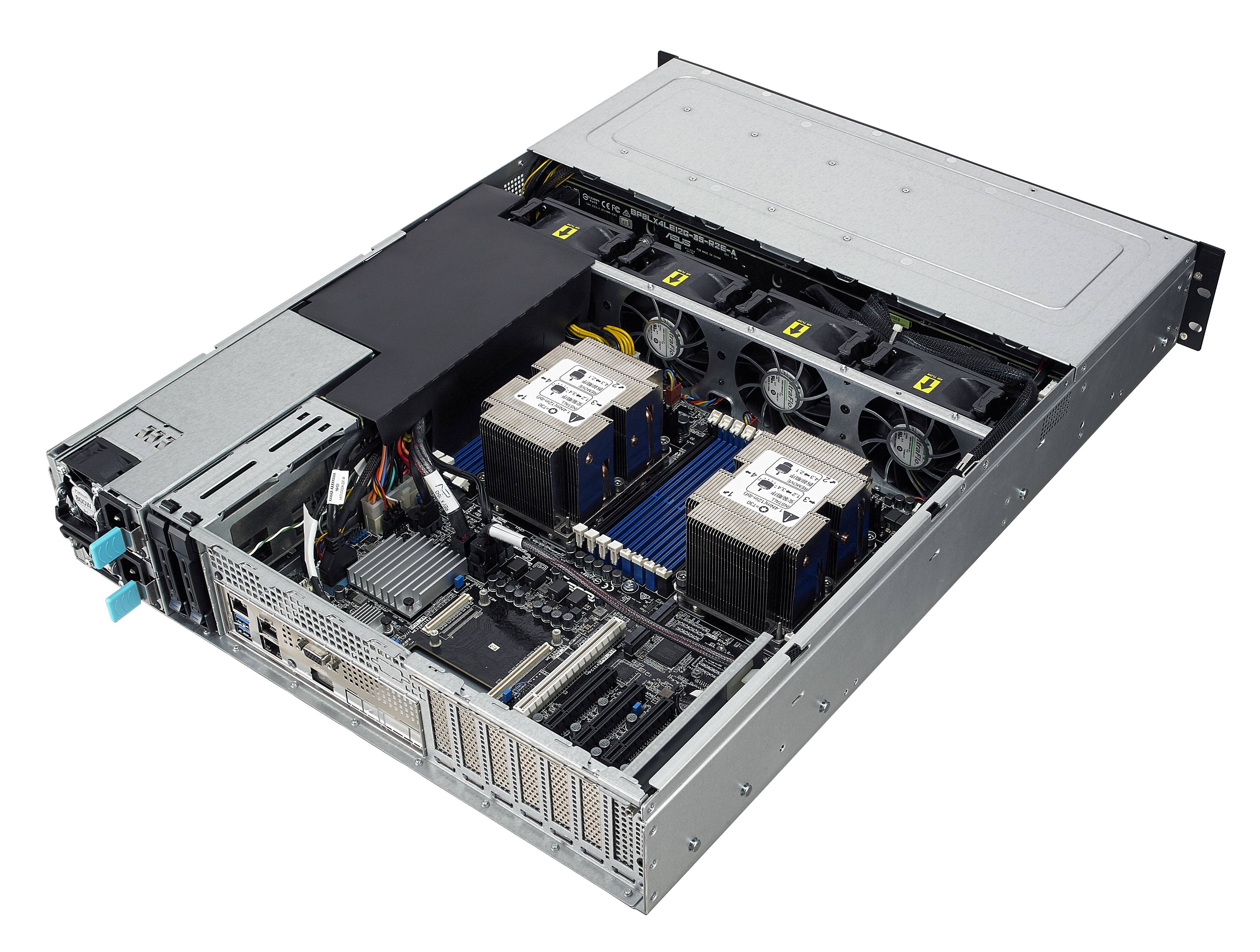 Rca Informatique - image du produit : RS520-E9-RS8 V2/4NVME RACKSERVER 2U / 2 CPU