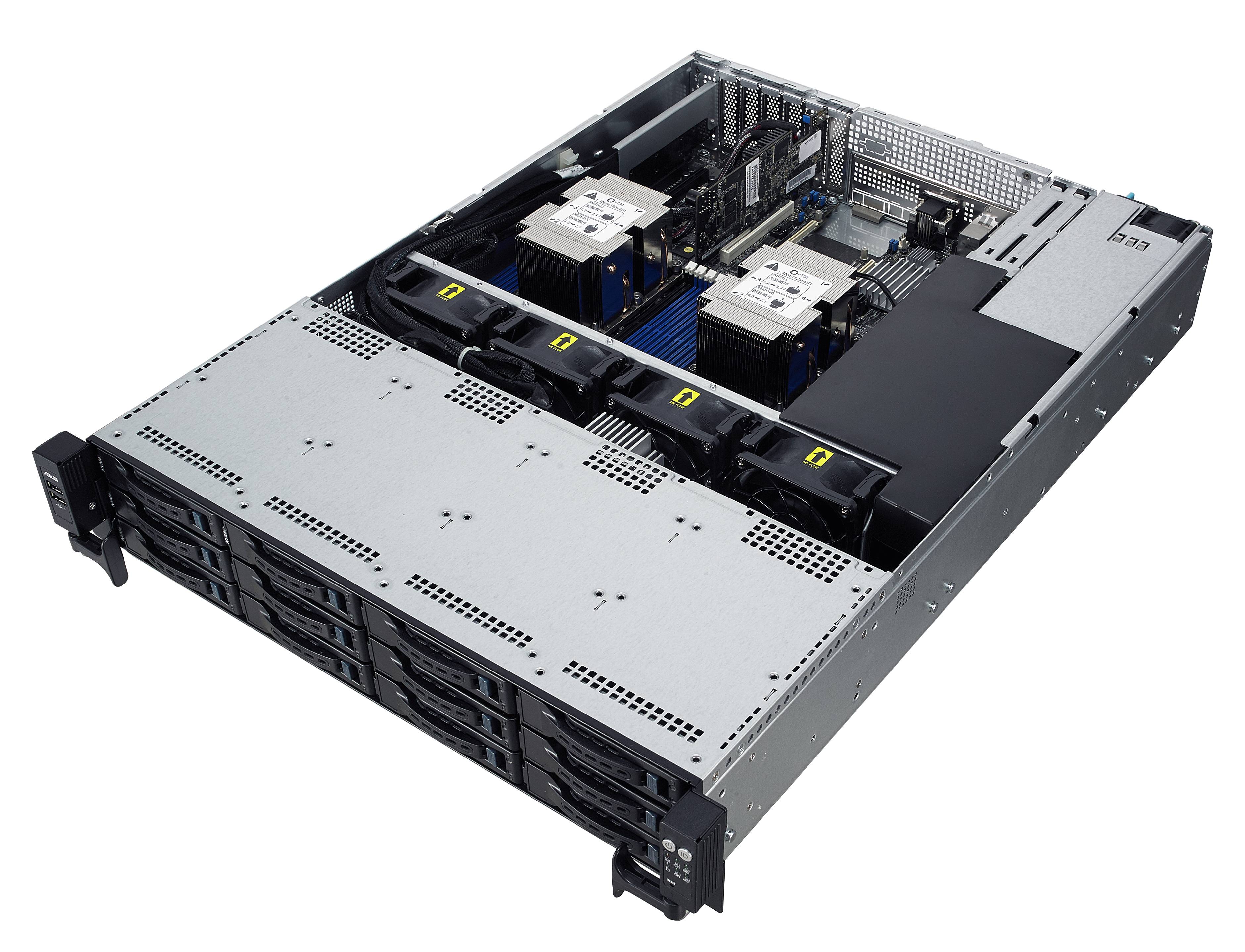 Rca Informatique - image du produit : RS520-E9-RS12U V2/8NVME RACKSERVER 2U / 2 CPU