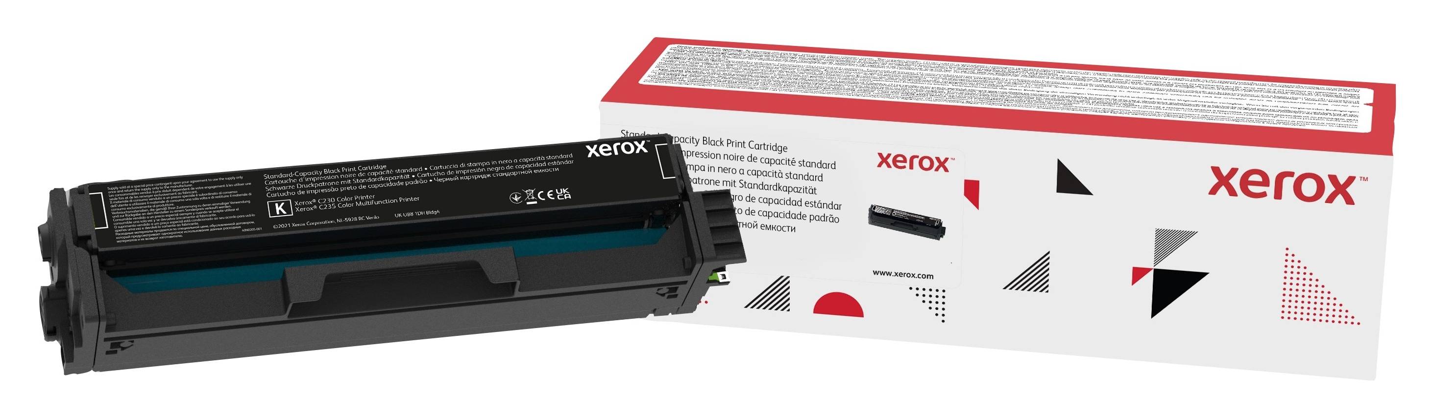 Rca Informatique - Image du produit : XEROX C230 / C235 BLACK STD CAP TONER CARTRIDGE (1500 PAGES)