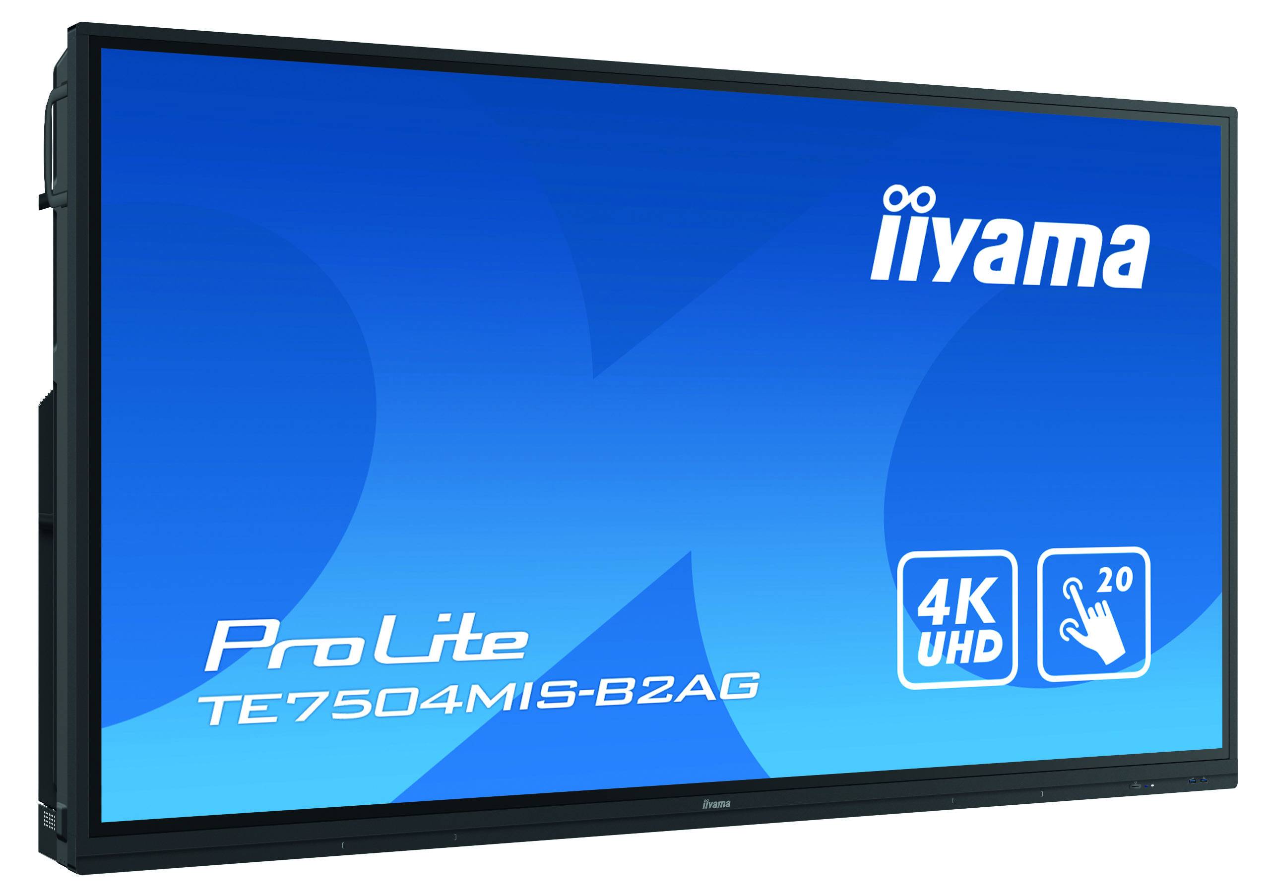Rca Informatique - Image du produit : 75IN LCD 16:9 TE7504MIS-B2AG 3840X2160 1200:1 8MS VGA/HDMI/US
