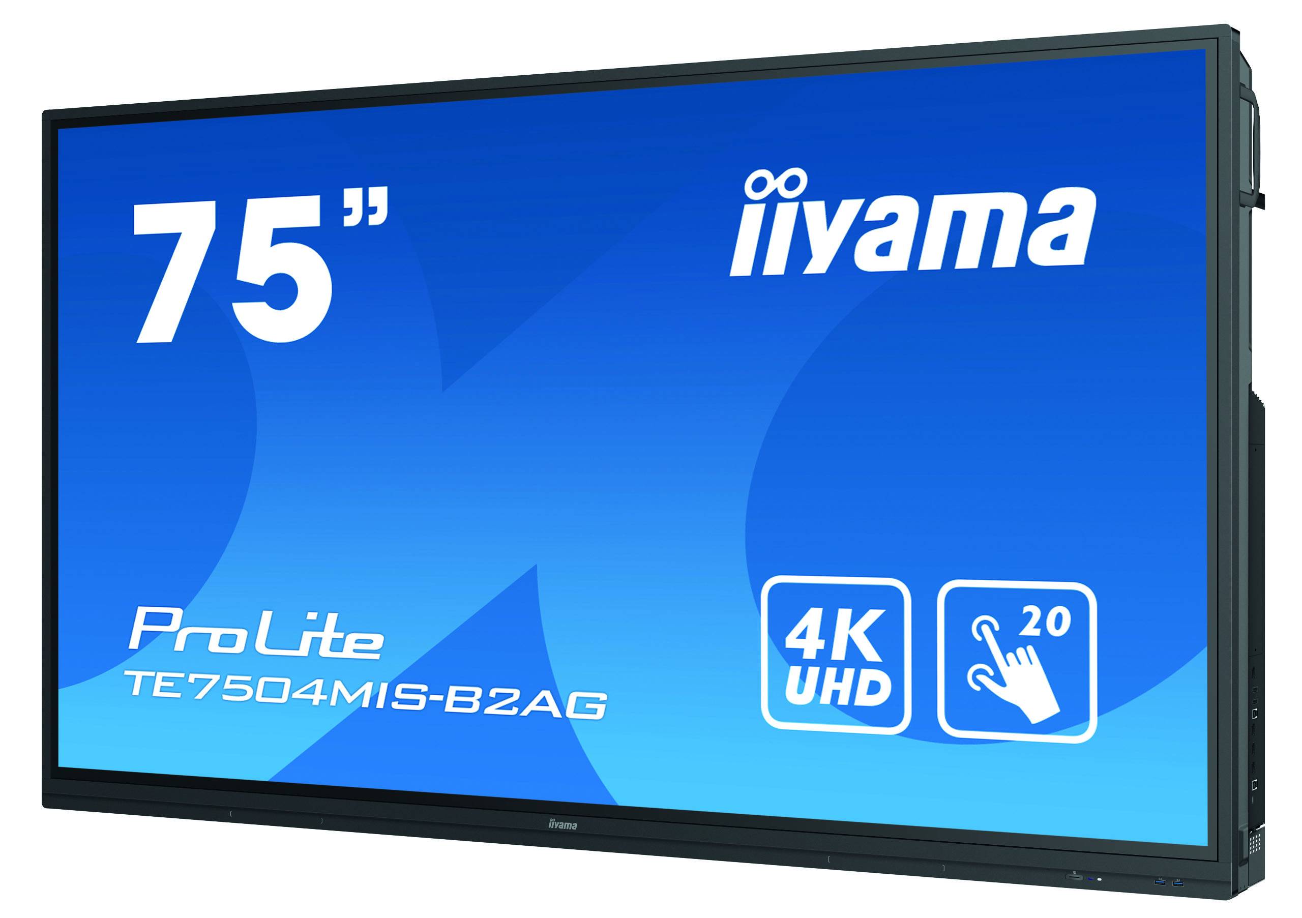 Rca Informatique - image du produit : 75IN LCD 16:9 TE7504MIS-B2AG 3840X2160 1200:1 8MS VGA/HDMI/US