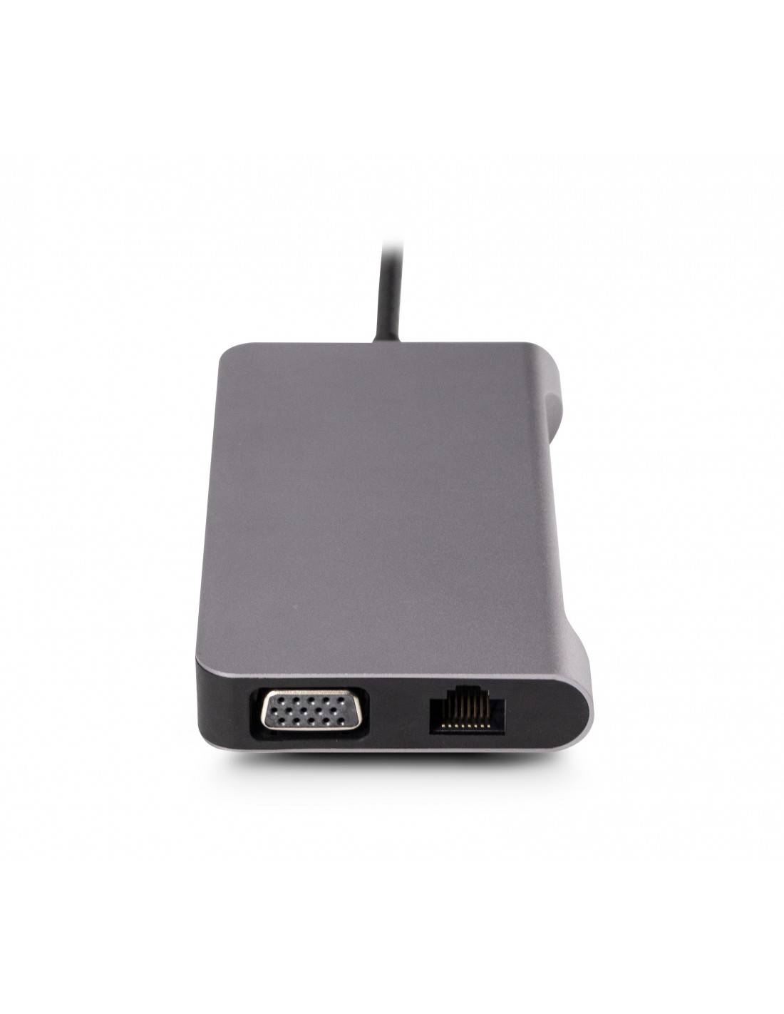 Rca Informatique - image du produit : TYPE-C STATION TRAVEL 3X USB-A 3.1 VGA/HDMI 4K SIDEREAL GRAY
