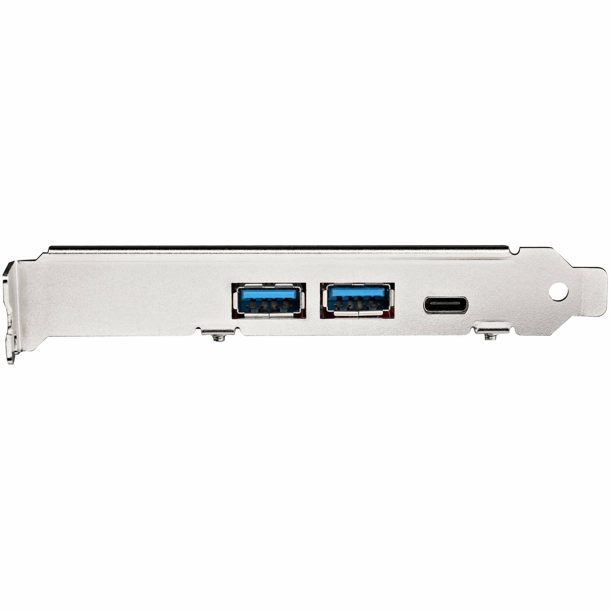 Rca Informatique - image du produit : 5-PORT USB PCIE CARD - 10GBPS 2X USB-A 1X USB-C IDC 2X 5GBPS