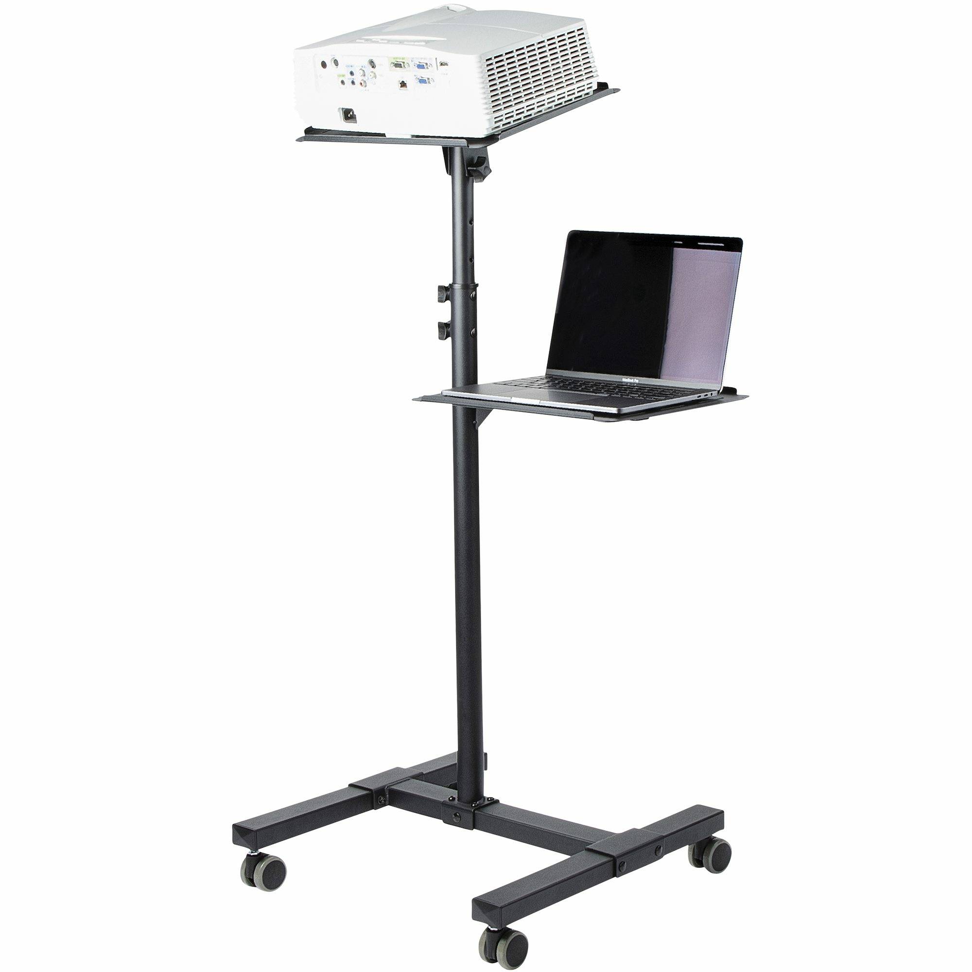 Rca Informatique - image du produit : TABLE VIDEOPROJECTEUR ET PC PORTABLE - HAUTEUR REGLABLE