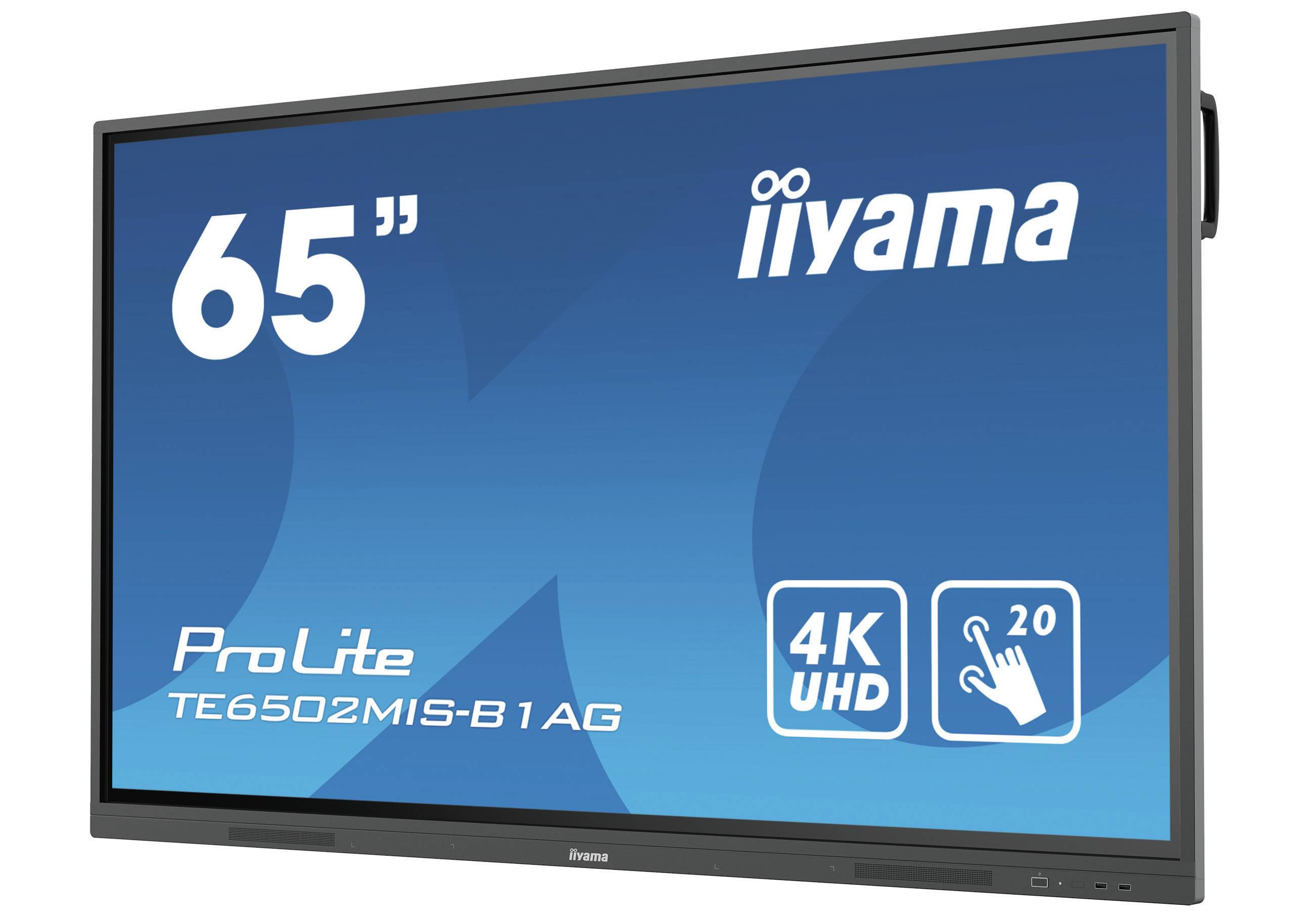 Rca Informatique - image du produit : 65IN LCD 16:9 TE6502MIS-B1AG 6.5MS 5000:1 3840X2160 VGA/HDMI/