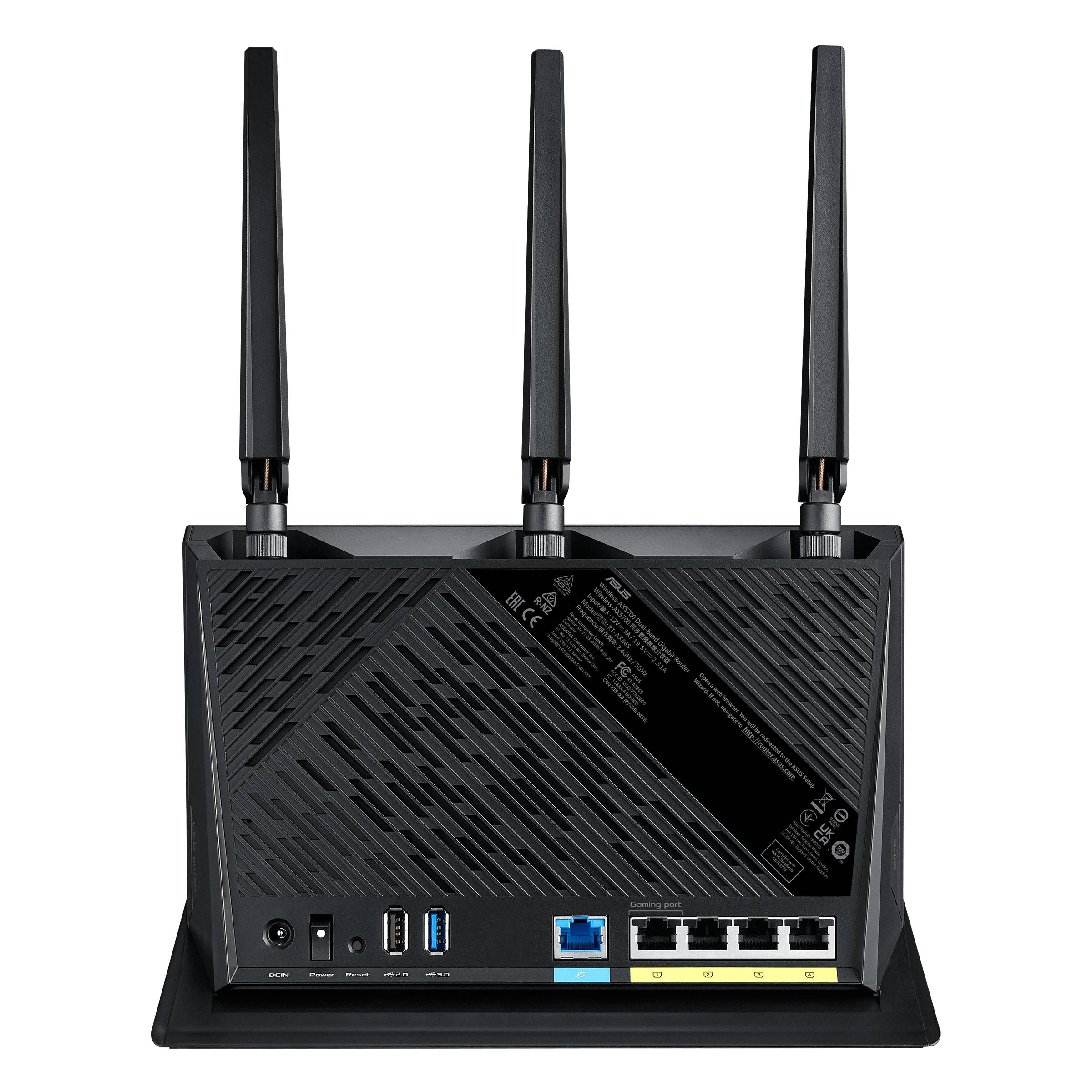 Rca Informatique - image du produit : RT-AX86S AX5700 AIMESH DUAL BAND WIFI 6 GAMING ROUTER PS5