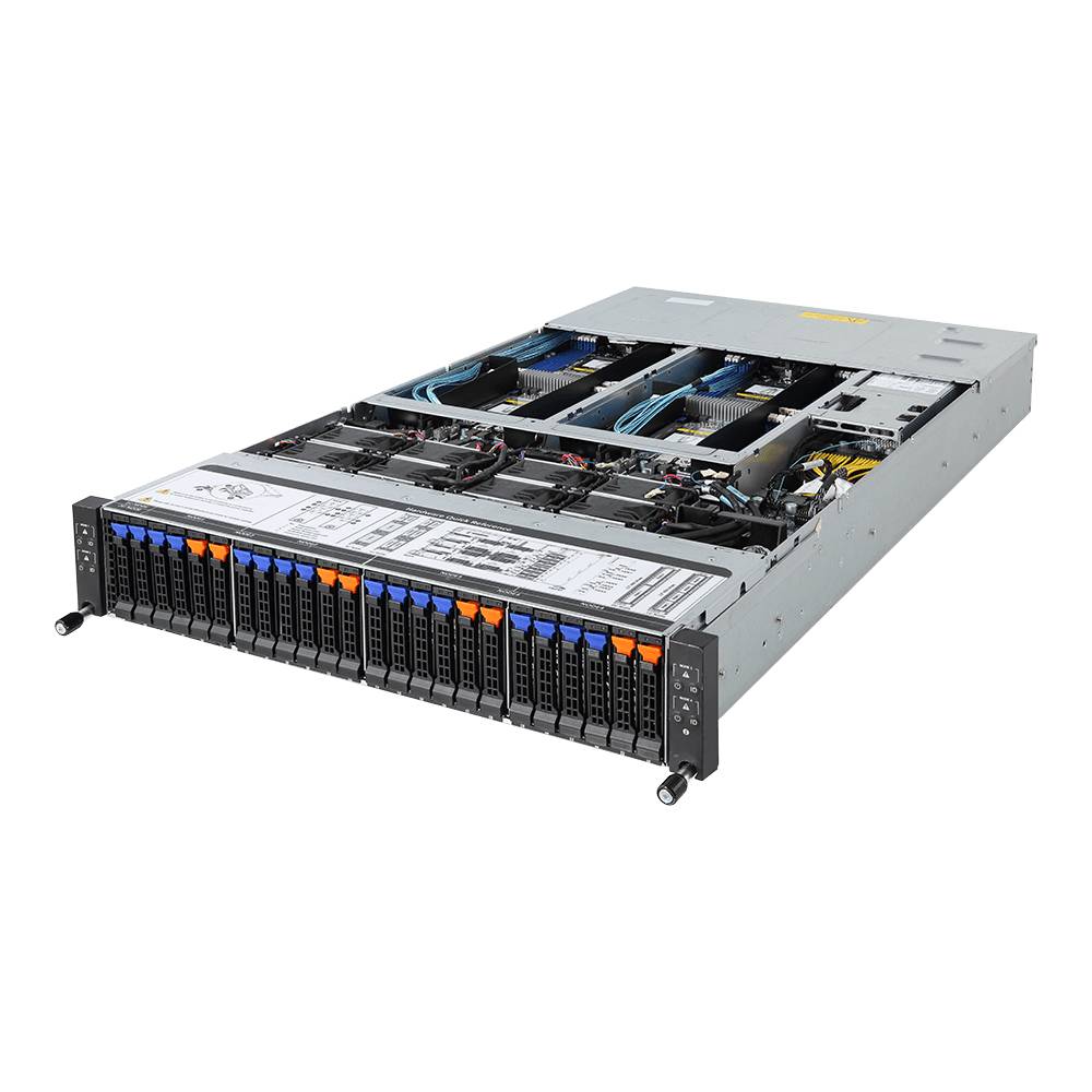 Rca Informatique - image du produit : AMD BAREBONE H261-Z61 2U4N 8CPU 64XDIMM 24XHDD 8XPCIE 2X2200W