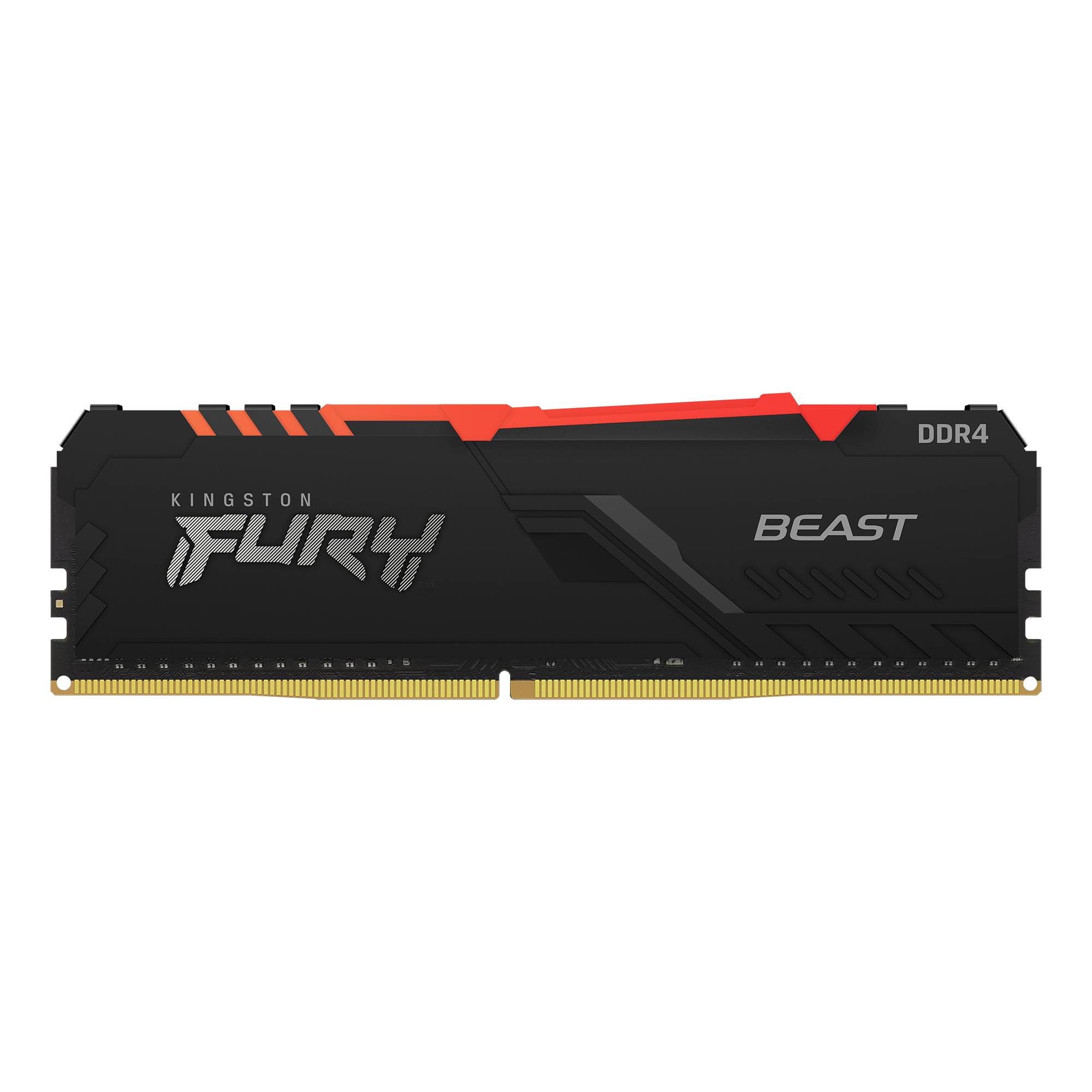 Rca Informatique - Image du produit : 16GB DDR4-3200MHZ CL16 DIMM FURY BEAST RGB