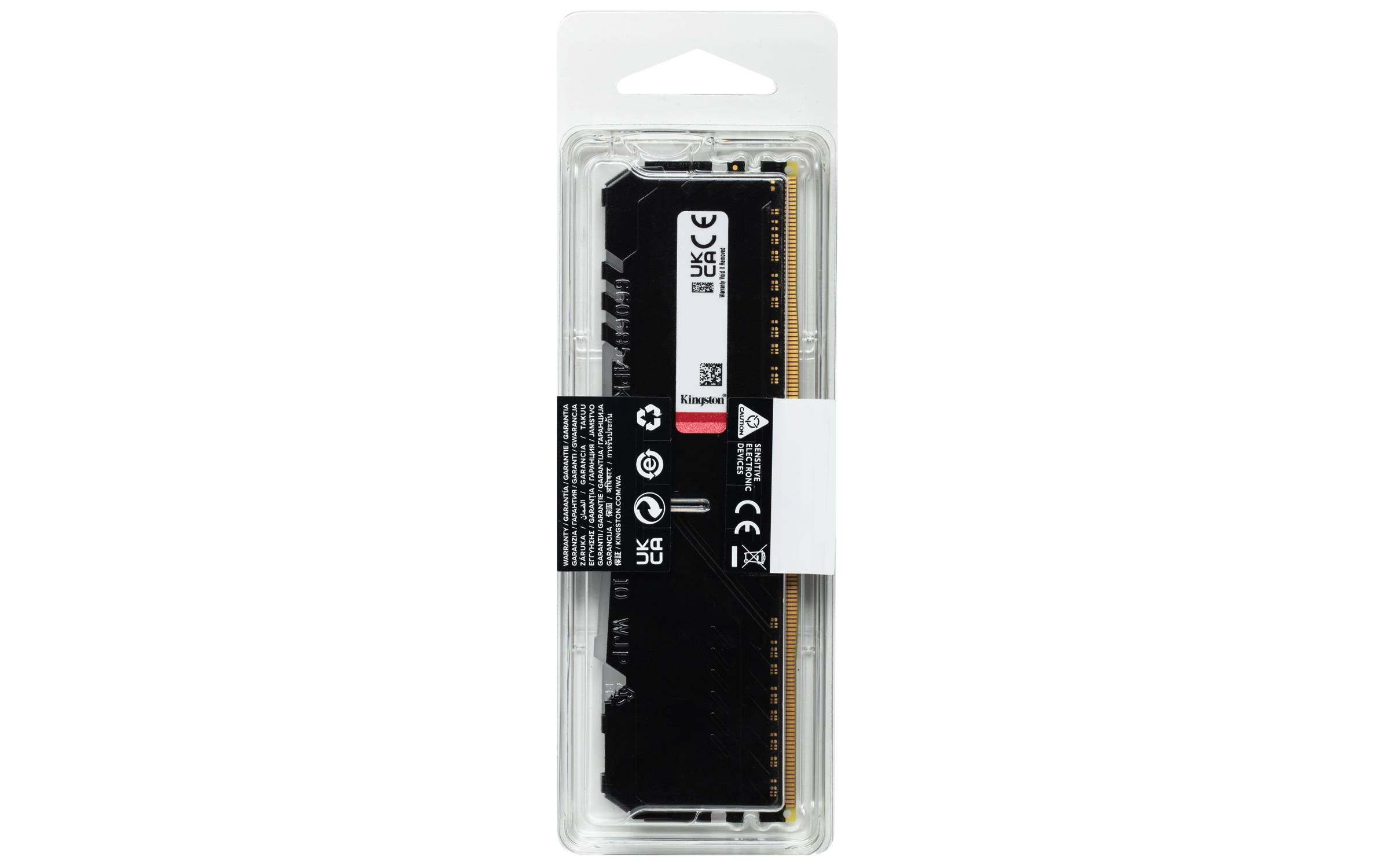 Rca Informatique - image du produit : 16GB DDR4-2666MHZ CL16 DIMM 1GX8 FURY BEAST RGB