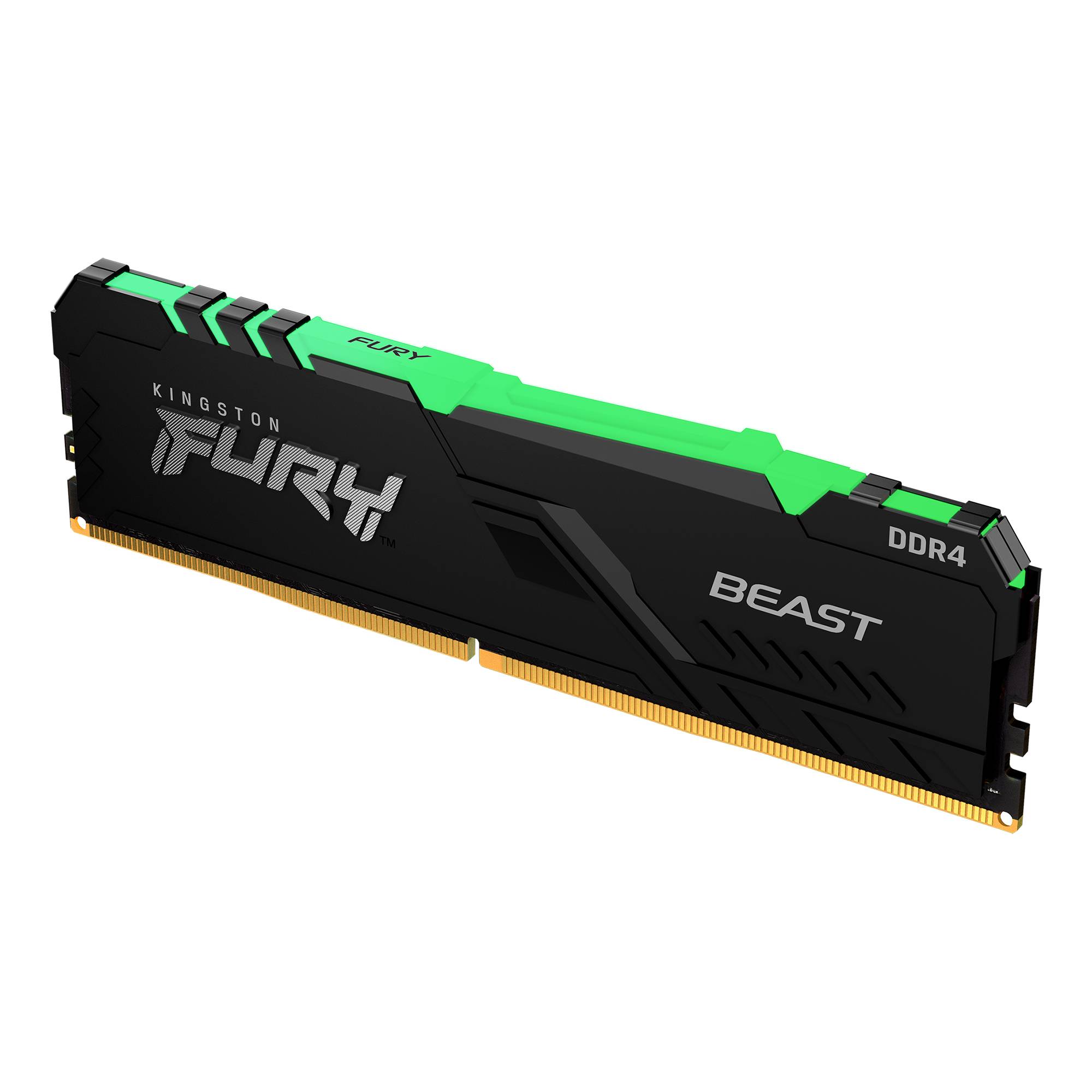 Rca Informatique - image du produit : 16GB DDR4-3200MHZ CL16 DIMM FURY BEAST RGB