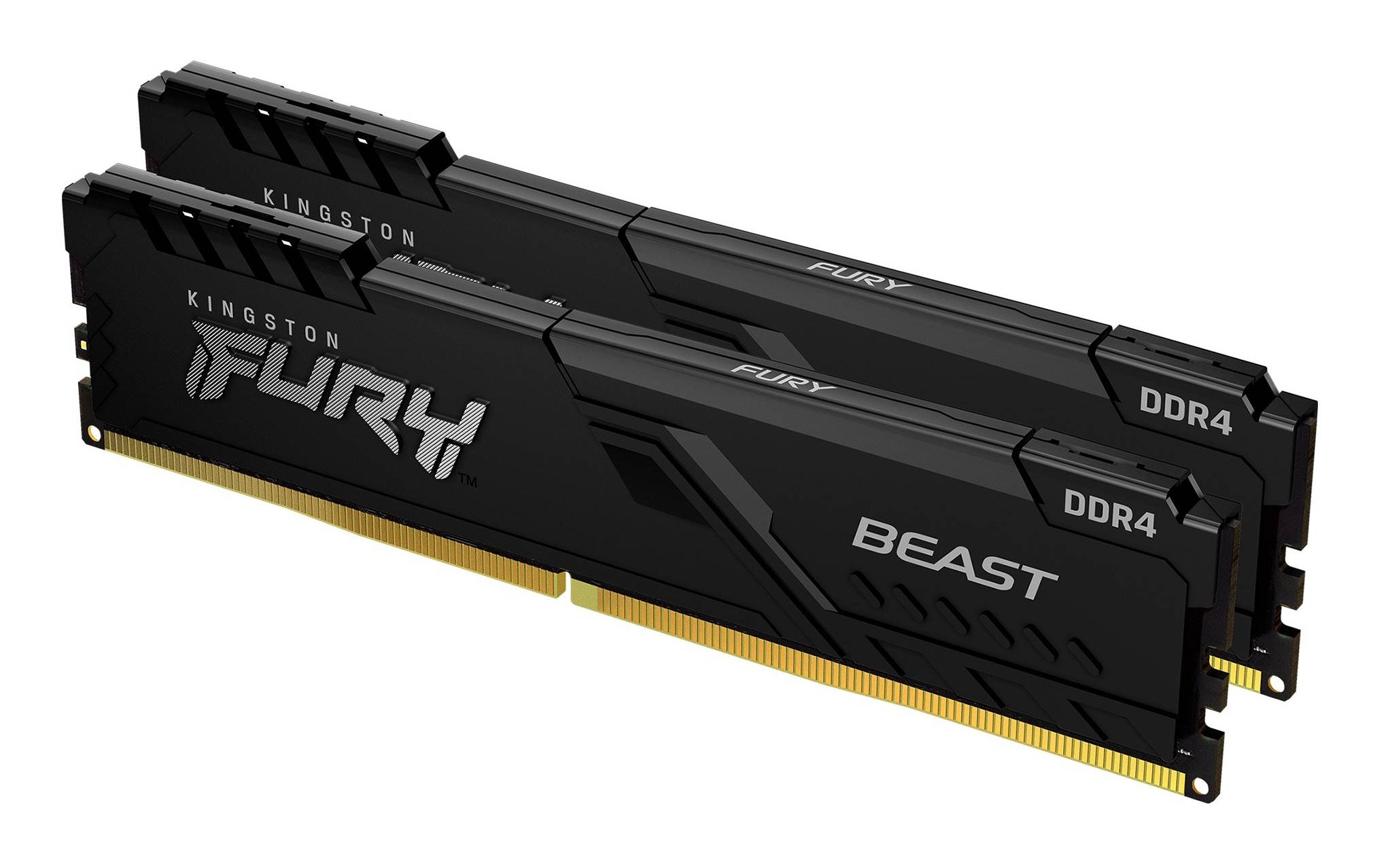 Rca Informatique - image du produit : 64GB DDR4-2666MHZ CL16 DIMM (KIT OF 2) FURY BEAST BLACK