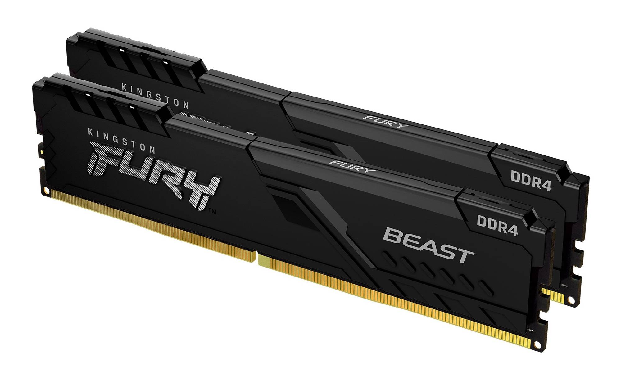 Rca Informatique - image du produit : 64GB DDR4-3200MHZ CL16 DIMM (KIT OF 2) FURY BEAST BLACK