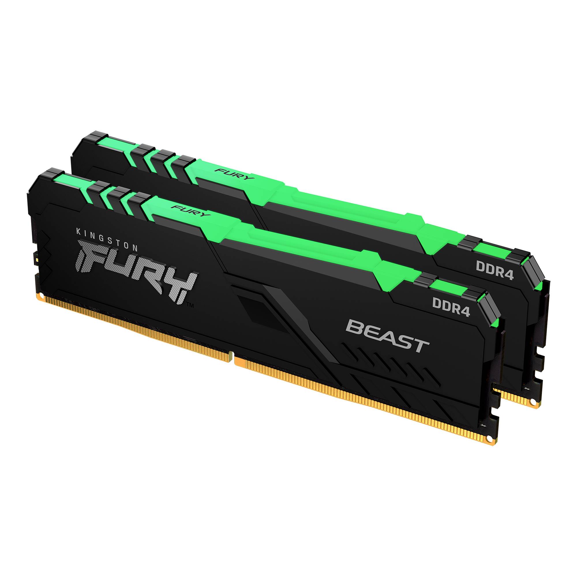 Rca Informatique - image du produit : 32GB DDR4-3600MHZ CL18 DIMM (KIT OF 2) FURY BEAST RGB