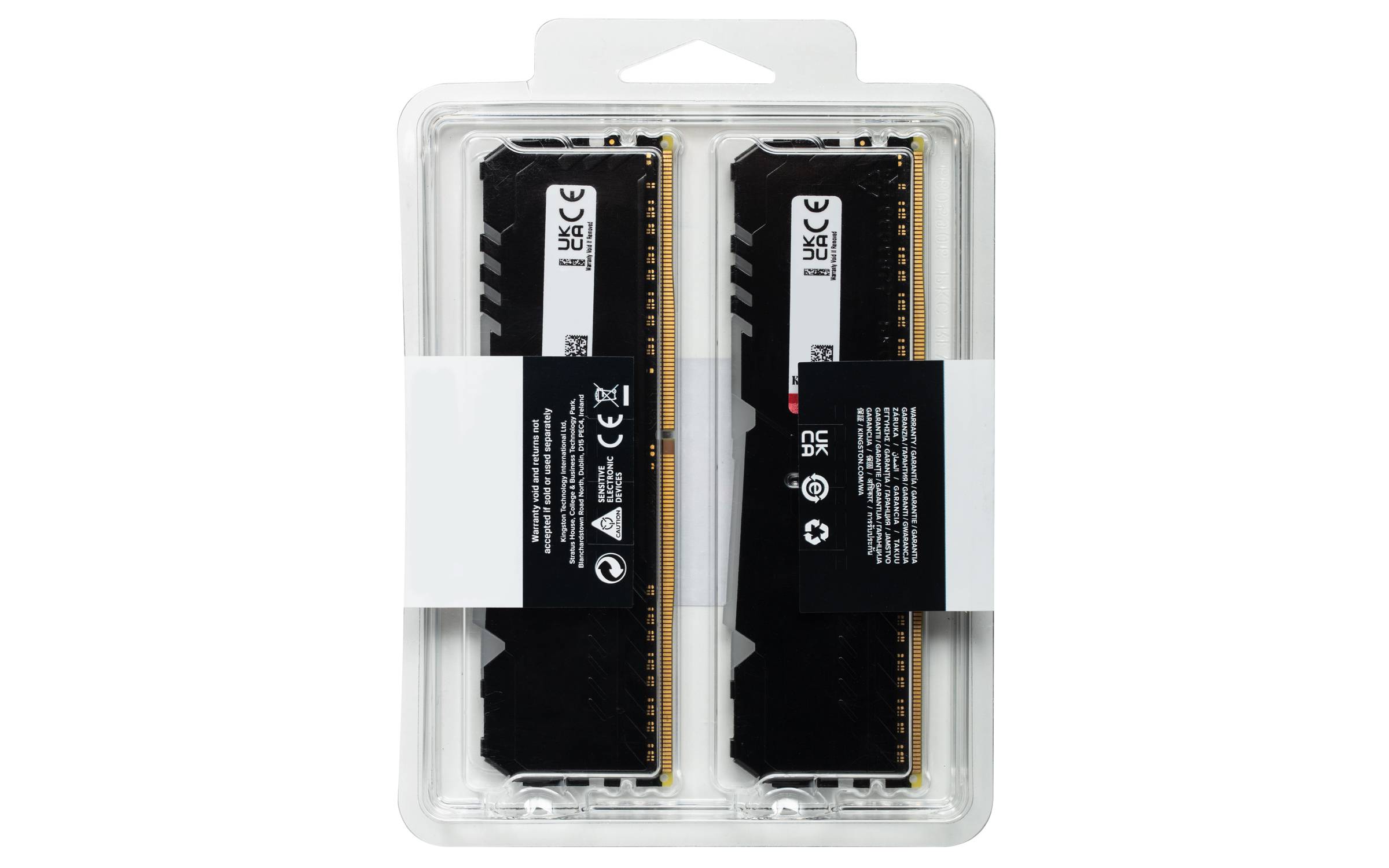 Rca Informatique - image du produit : 32GB DDR4-3600MHZ CL18 DIMM (KIT OF 2) FURY BEAST RGB