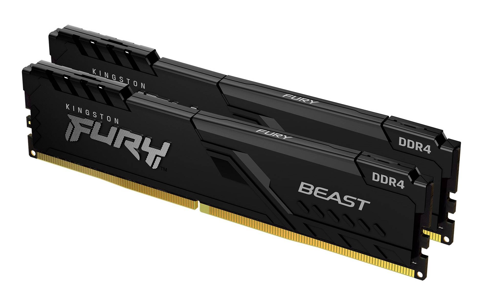 Rca Informatique - Image du produit : 16GB DDR4-3600MHZ CL17 DIMM (KIT OF 2) FURY BEAST BLACK