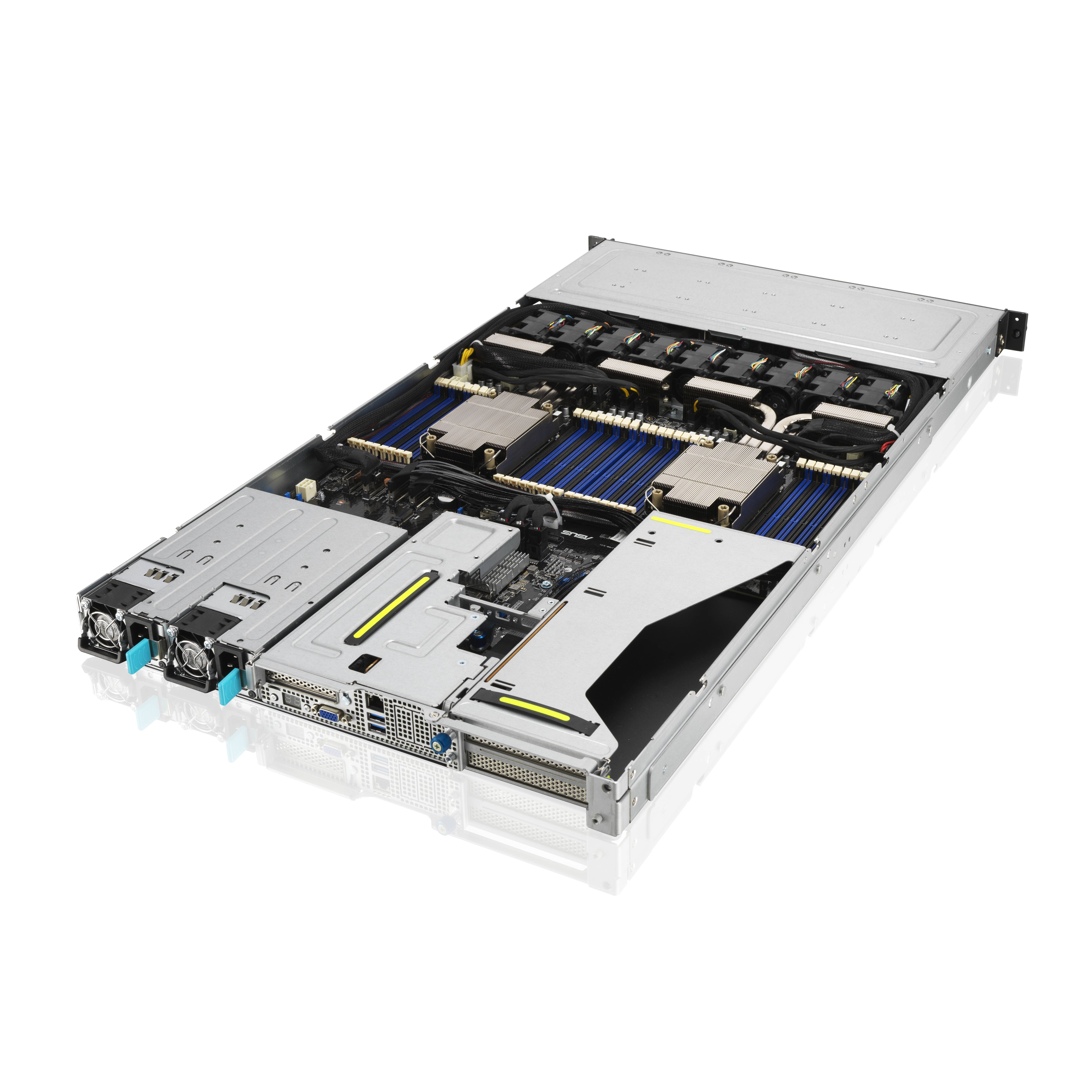 Rca Informatique - image du produit : RS700-E10-RS12U/10G/4NVME (1600W) RACKSERVER 1U / 2 CPU