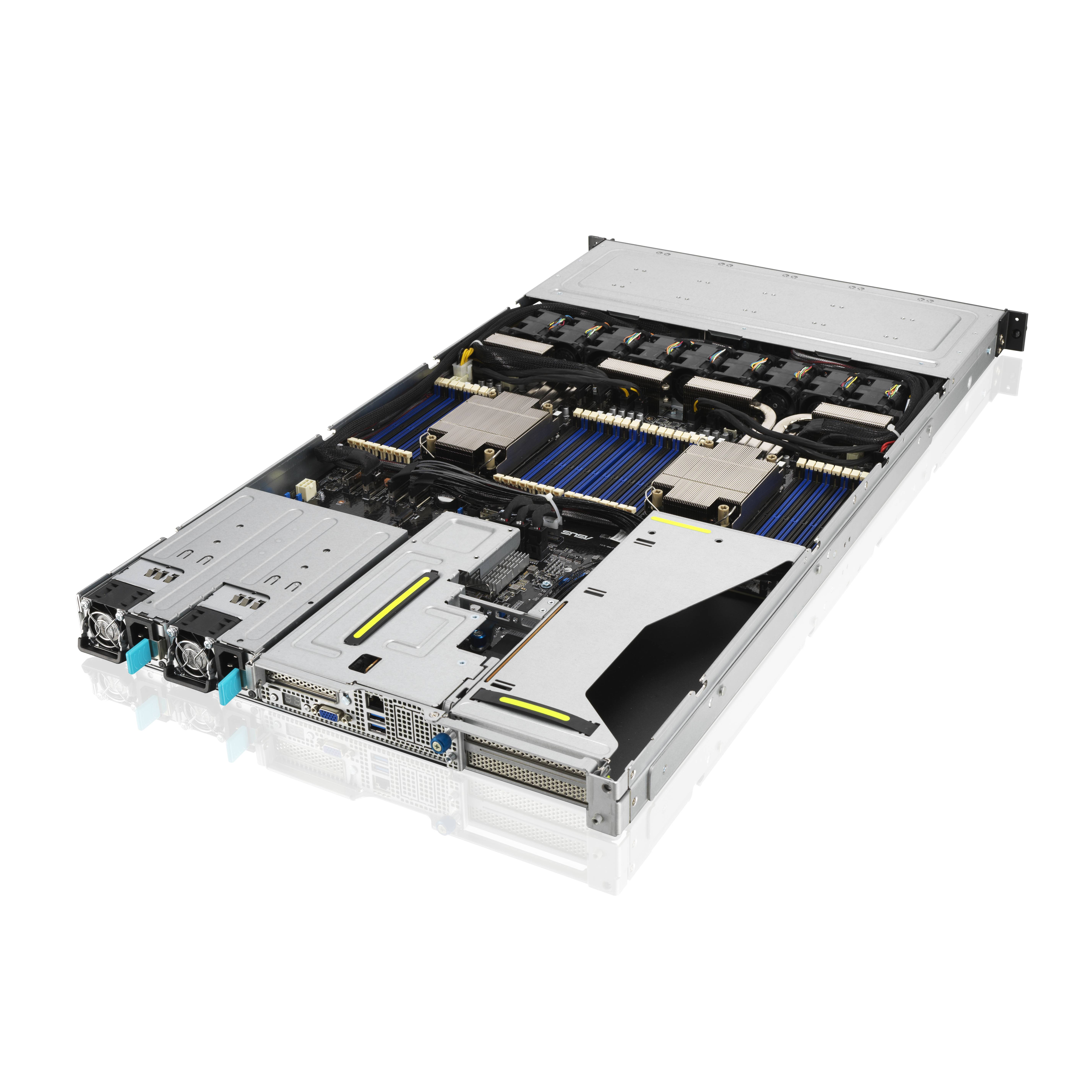 Rca Informatique - image du produit : RS700-E10-RS12U/10G/12NVME (1600W) RACKSERVER 1U / 2 CPU