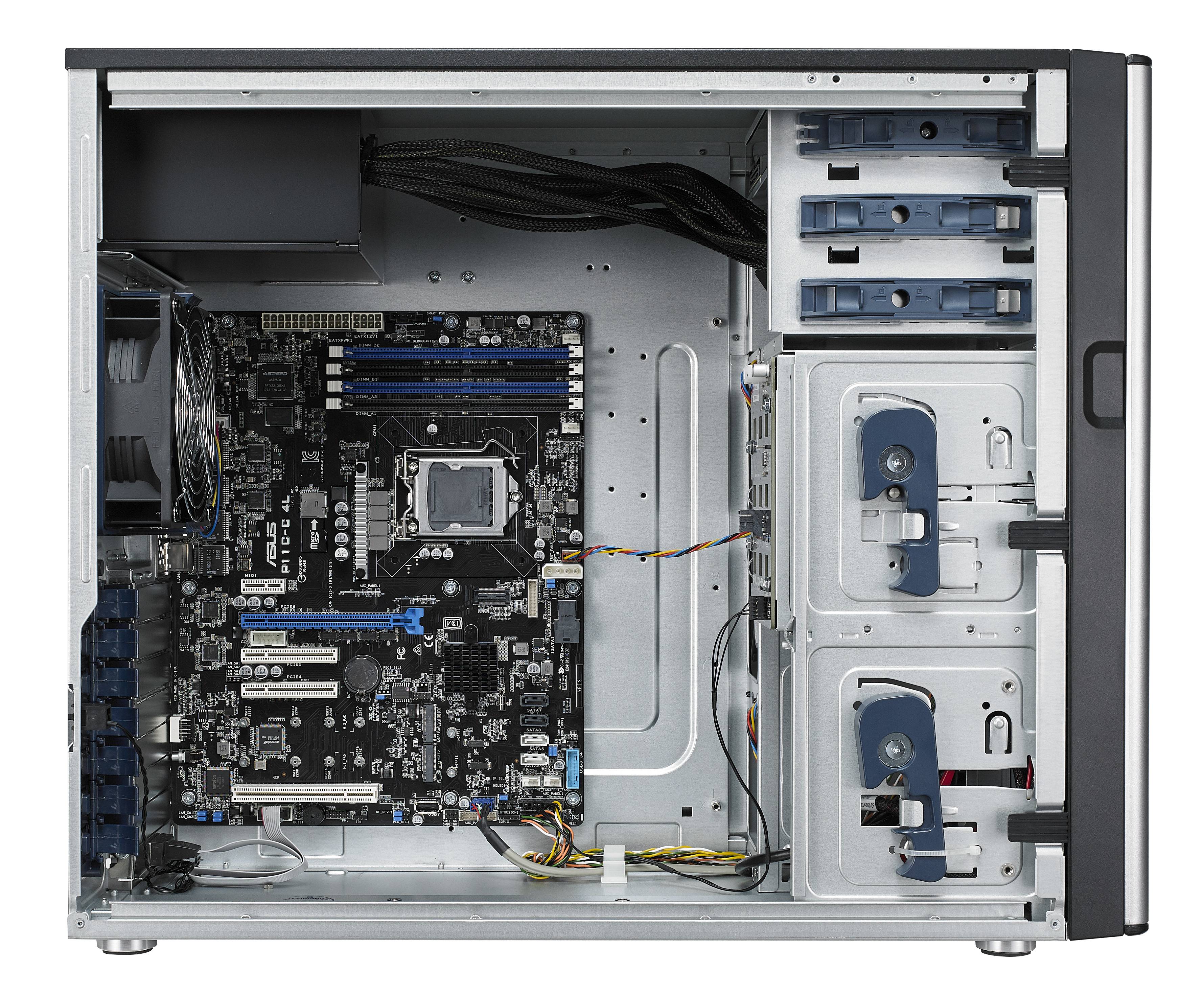 Rca Informatique - image du produit : TS300-E10-PS4 TOWER (5U) 1 CPU