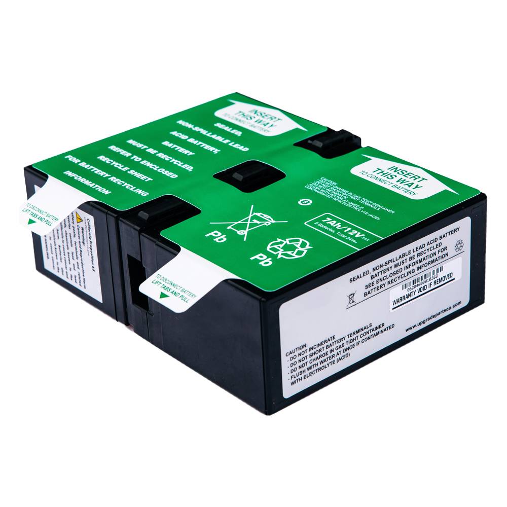 Rca Informatique - image du produit : REPLACEMENT UPS BATTERY CARTRIDGE APCRBC123 FOR APC BACK