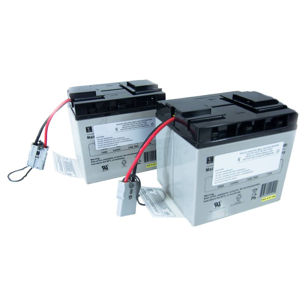 Rca Informatique - image du produit : REPLACEMENT UPS BATTERY CARTRIDGE RBC55 APC SMART-UPS