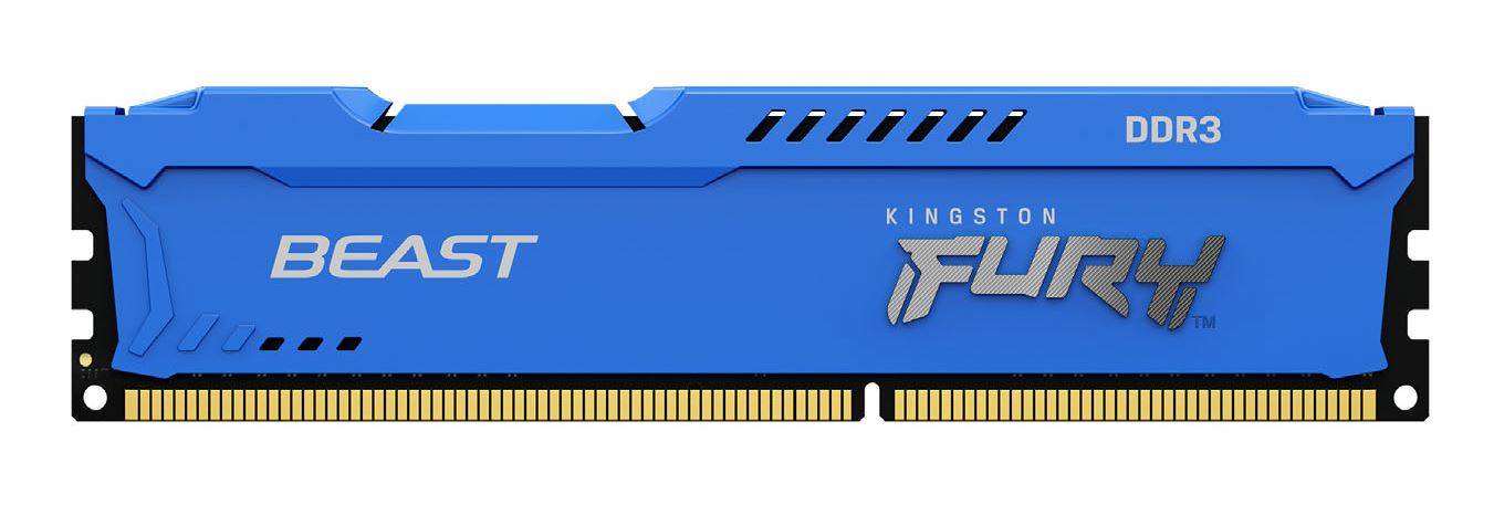 Rca Informatique - image du produit : 16GB DDR3-1600MHZ CL10 DIMM (KIT OF 2)FURYBEASTBLUE