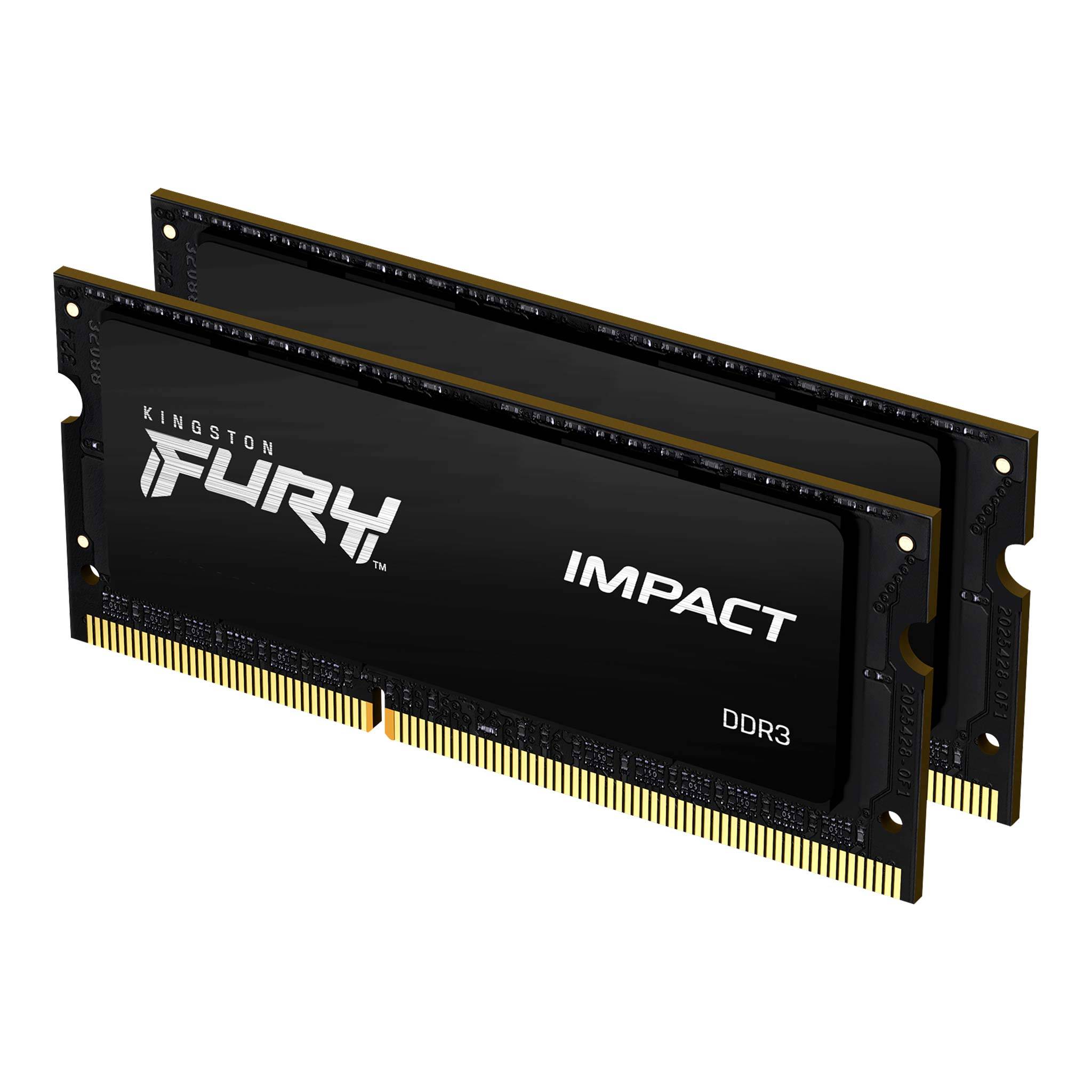 Rca Informatique - image du produit : 16GB DDR3L-1866MHZ CL11SODIMM (KIT OF 2)1.35VFURYIMPACT