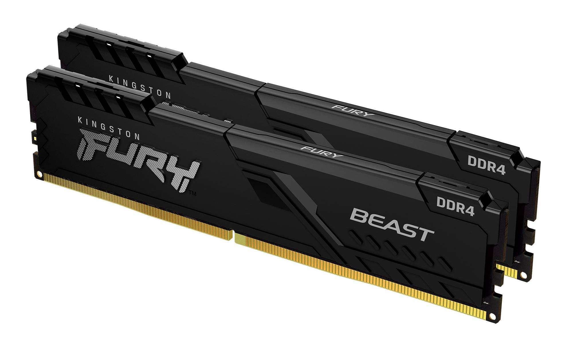 Rca Informatique - Image du produit : 32GB DDR4-3733MHZ CL19 DIMM (KIT OF 2) 1GX8 FURY BEAST BLACK