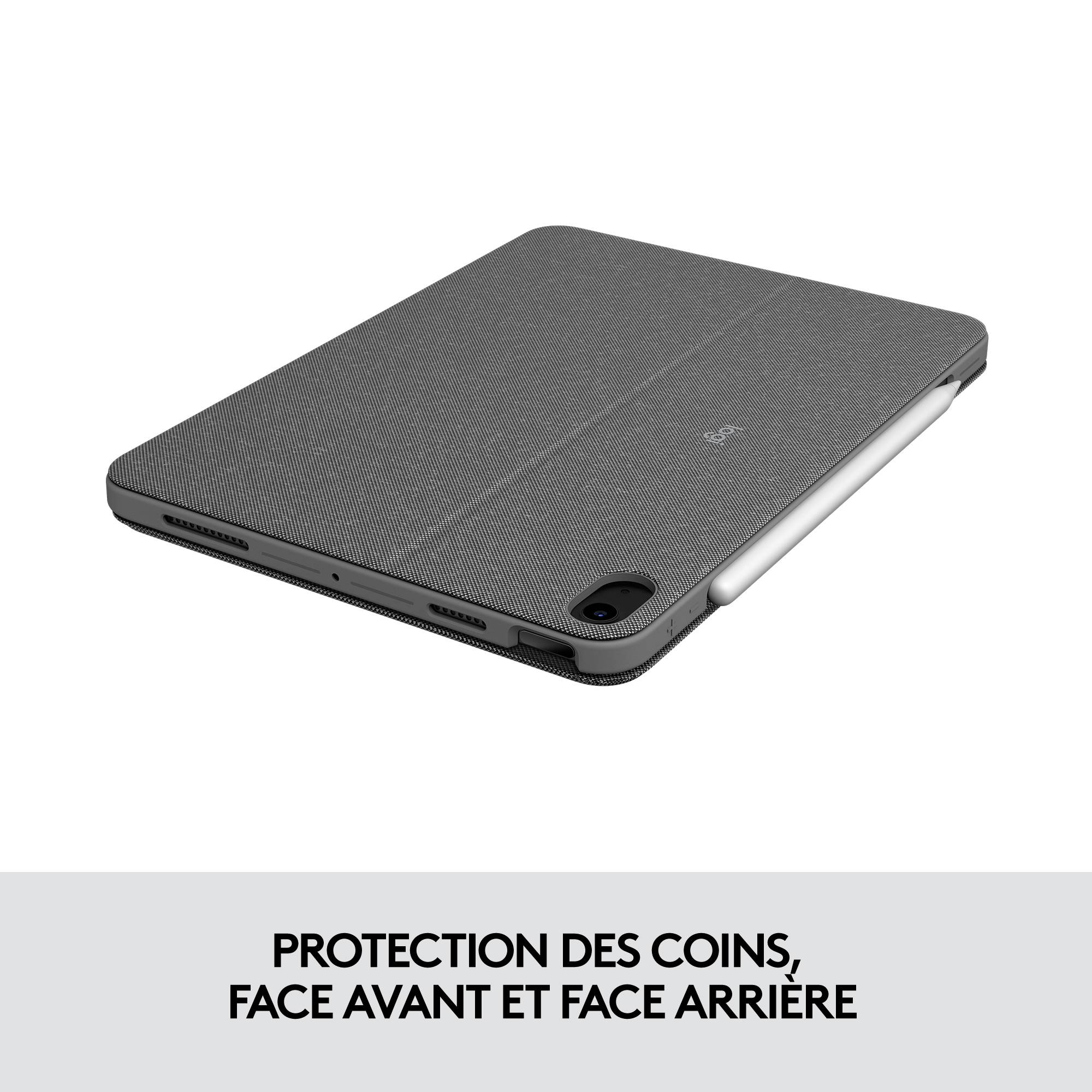 Rca Informatique - image du produit : COMBO TOUCH FOR IPAD AIR 4THGEN GREY - UK - INTNL