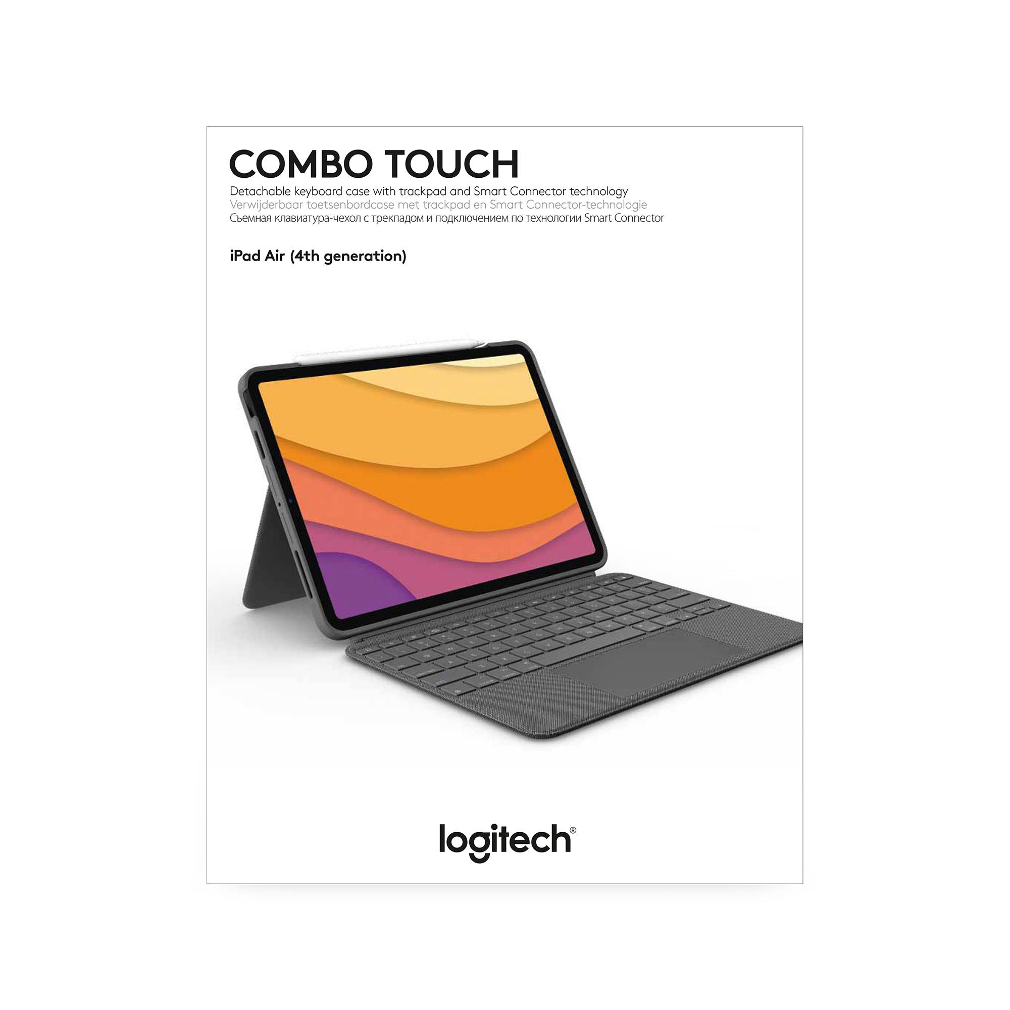 Rca Informatique - image du produit : COMBO TOUCH FOR IPAD AIR 4THGEN GREY - UK - INTNL