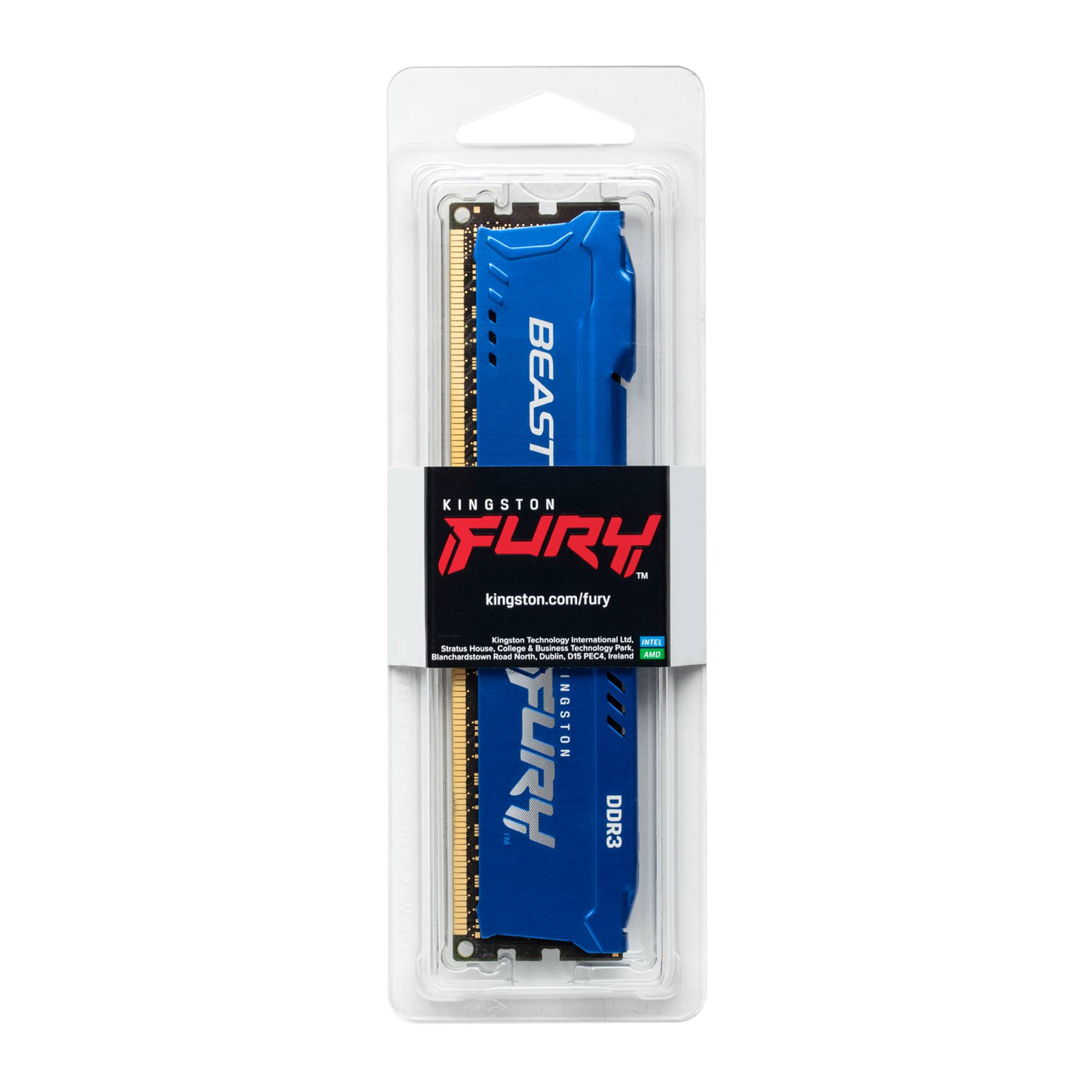 Rca Informatique - image du produit : 8GB DDR3-1600MHZ CL10 DIMM FURYBEASTBLUE