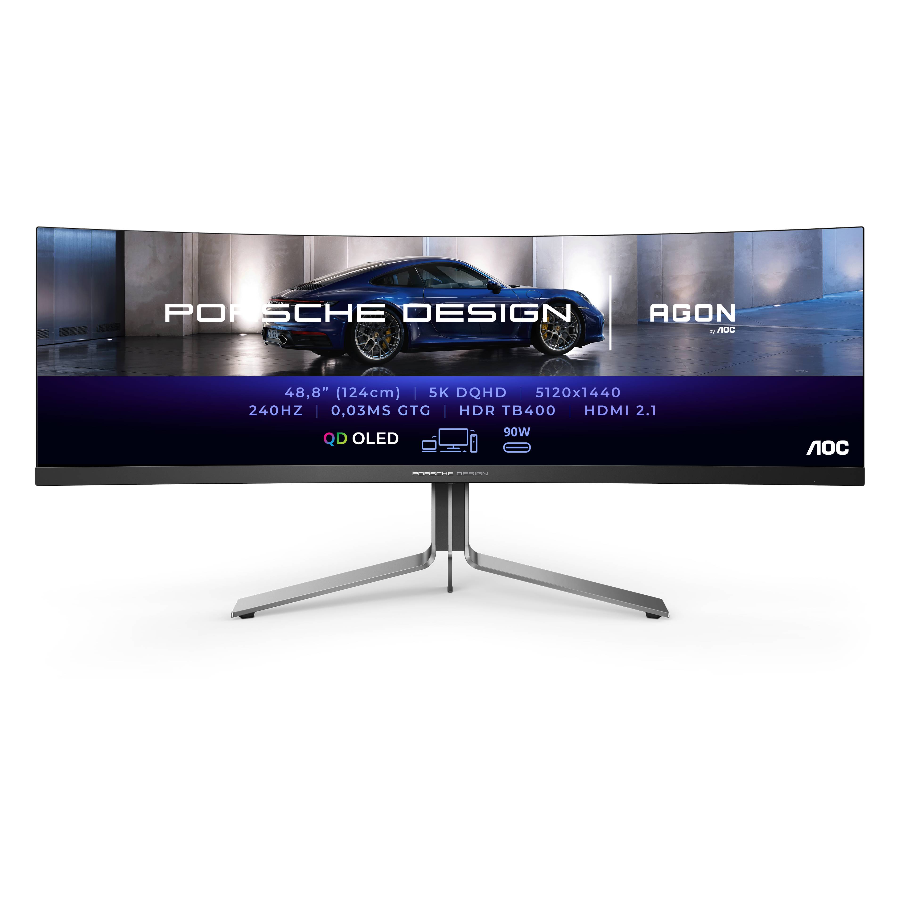 Rca Informatique - Image du produit : PD49 48.8IN QD-OLED 5120X1440 32:9 3000:1 4MS HDMI/DP/USB