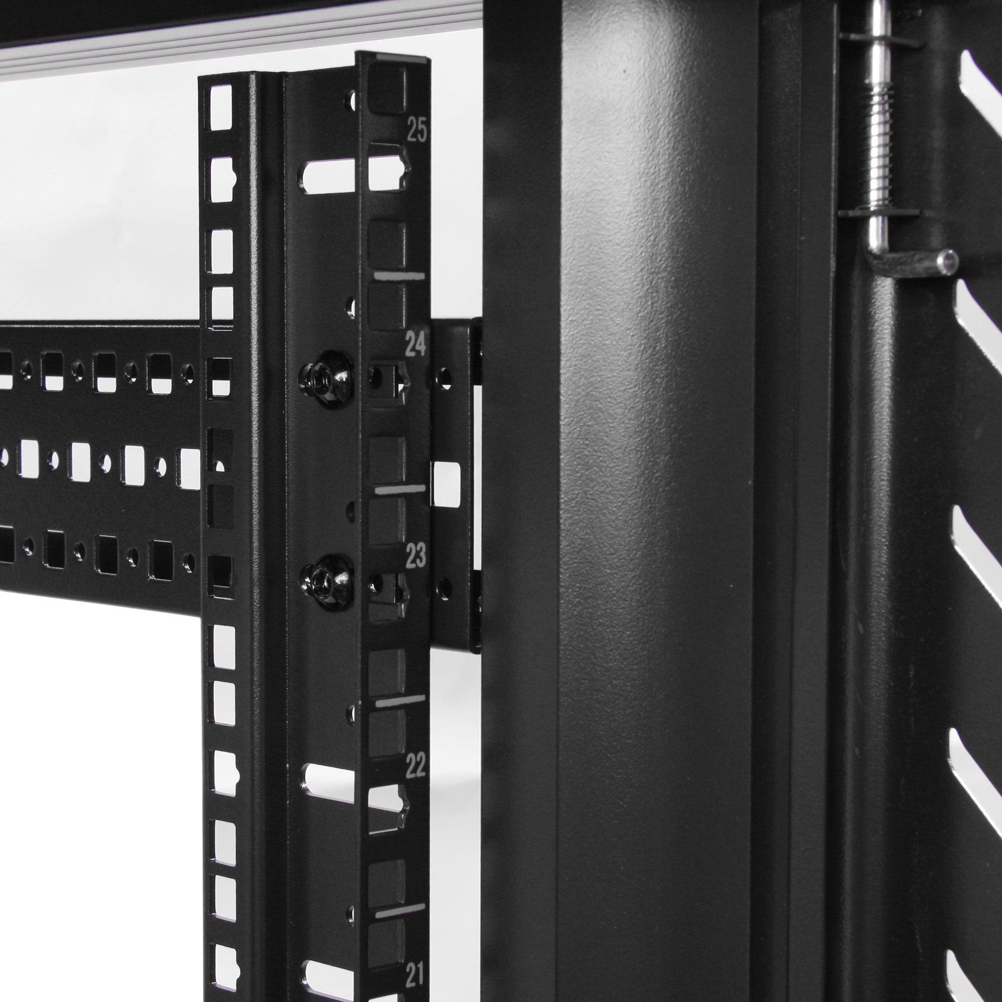 Rca Informatique - image du produit : 32U 19 INCH SERVER RACK CABINET ENCLOSURE - 6-32IN ADJUSTABLE DE