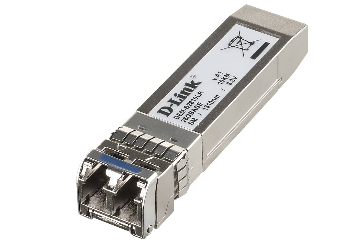 Rca Informatique - image du produit : 25G SFP28 10KM TRANSCEIVER SINGLE MODE