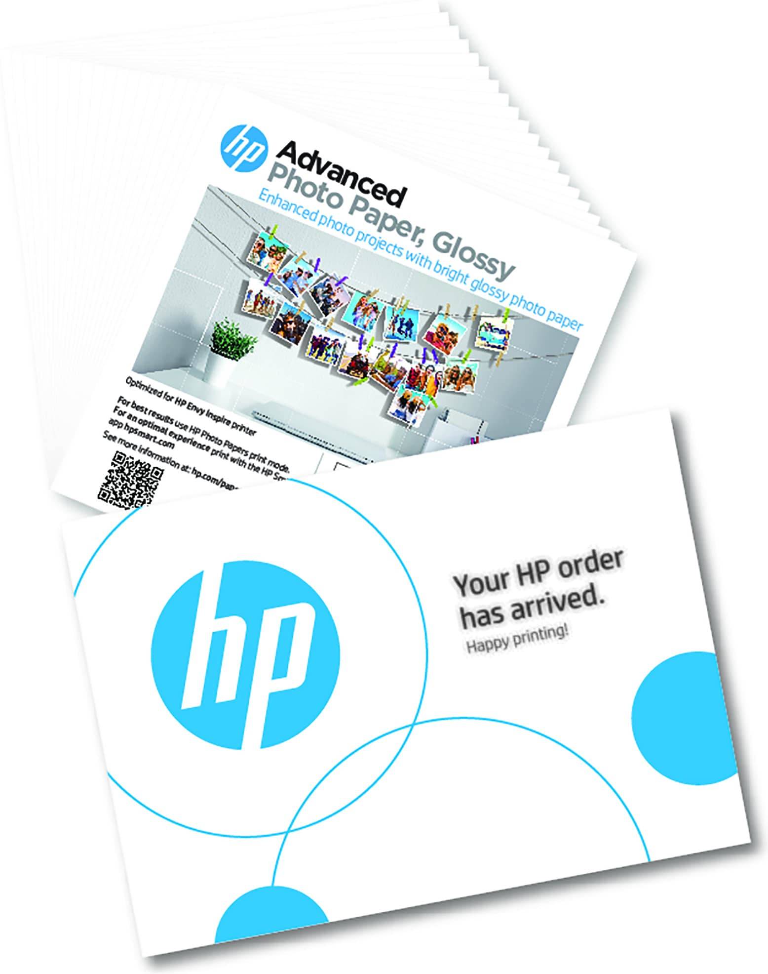 Rca Informatique - Image du produit : HP ADVANCED GLOSS PHOTO PAPER 5X5 IN 127X127 MM 20 SHT