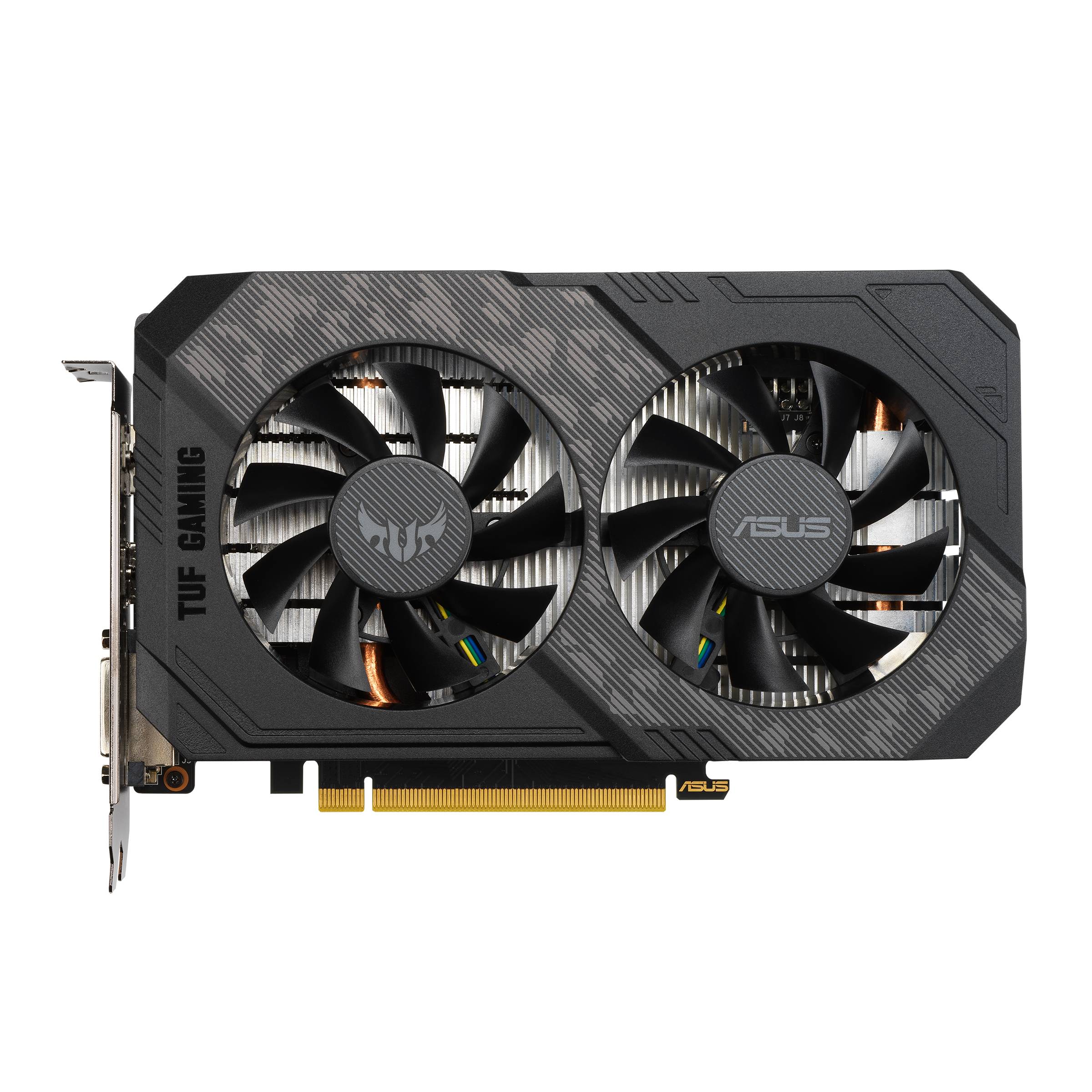 Rca Informatique - image du produit : GF TUF-GTX1660TI-6G-EVO-GAMING DVI HDMIX2 DP 6GB GDDR6