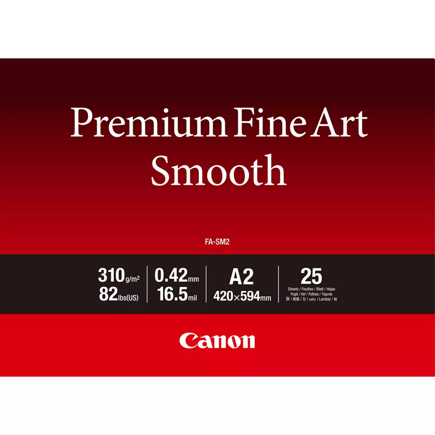 Rca Informatique - Image du produit : FA-SM2 A2 25 PREMIUM FINEART SMOOTH A2 25 SHEETS