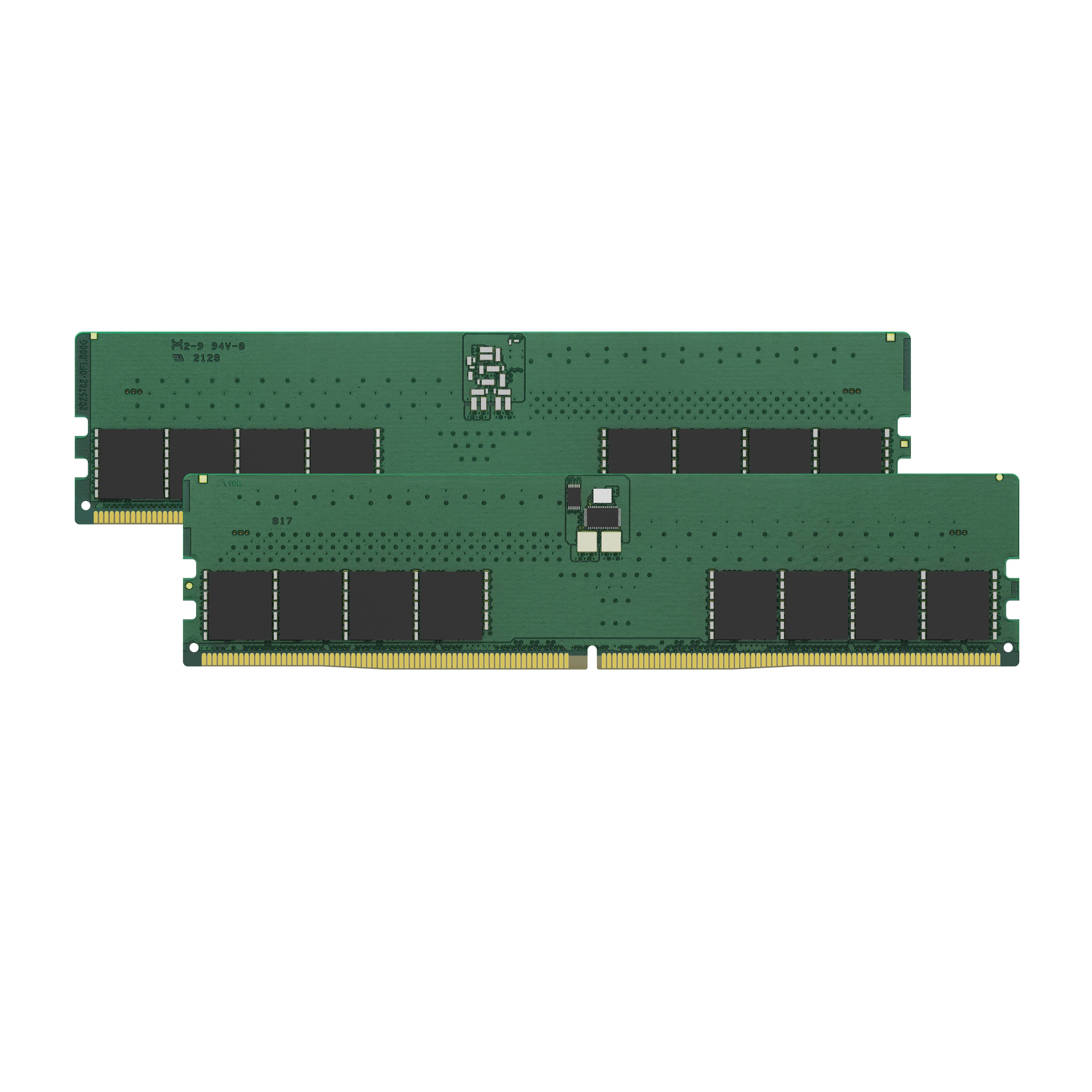 Rca Informatique - image du produit : 96GB DDR5 5600MT/S NON-ECC CL46 (KIT OF 2) DIMM 2RX8