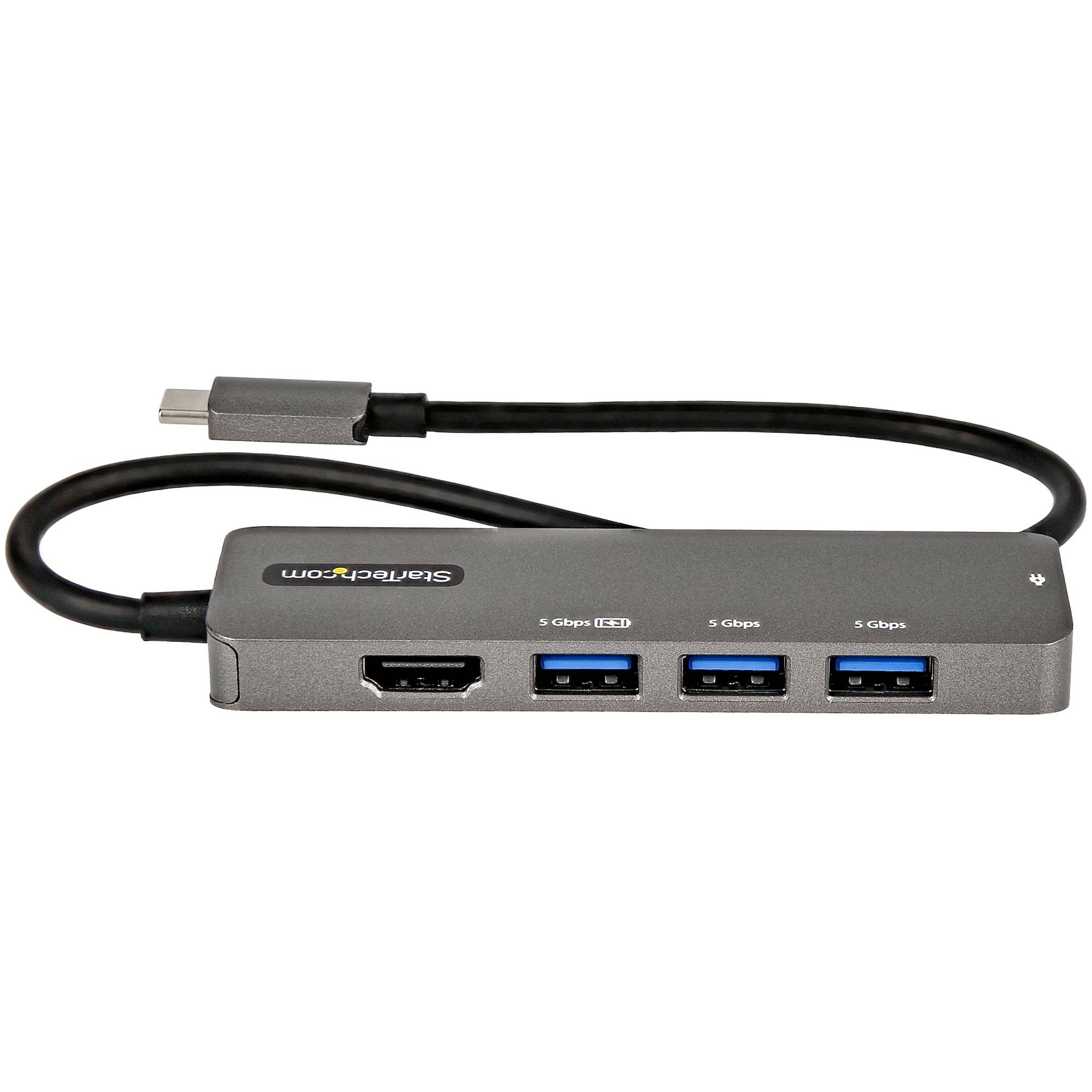 Rca Informatique - image du produit : ADAPTATEUR MULTIPORT USB-C HDMI 4K 60HZ/100W PD/4XUSB