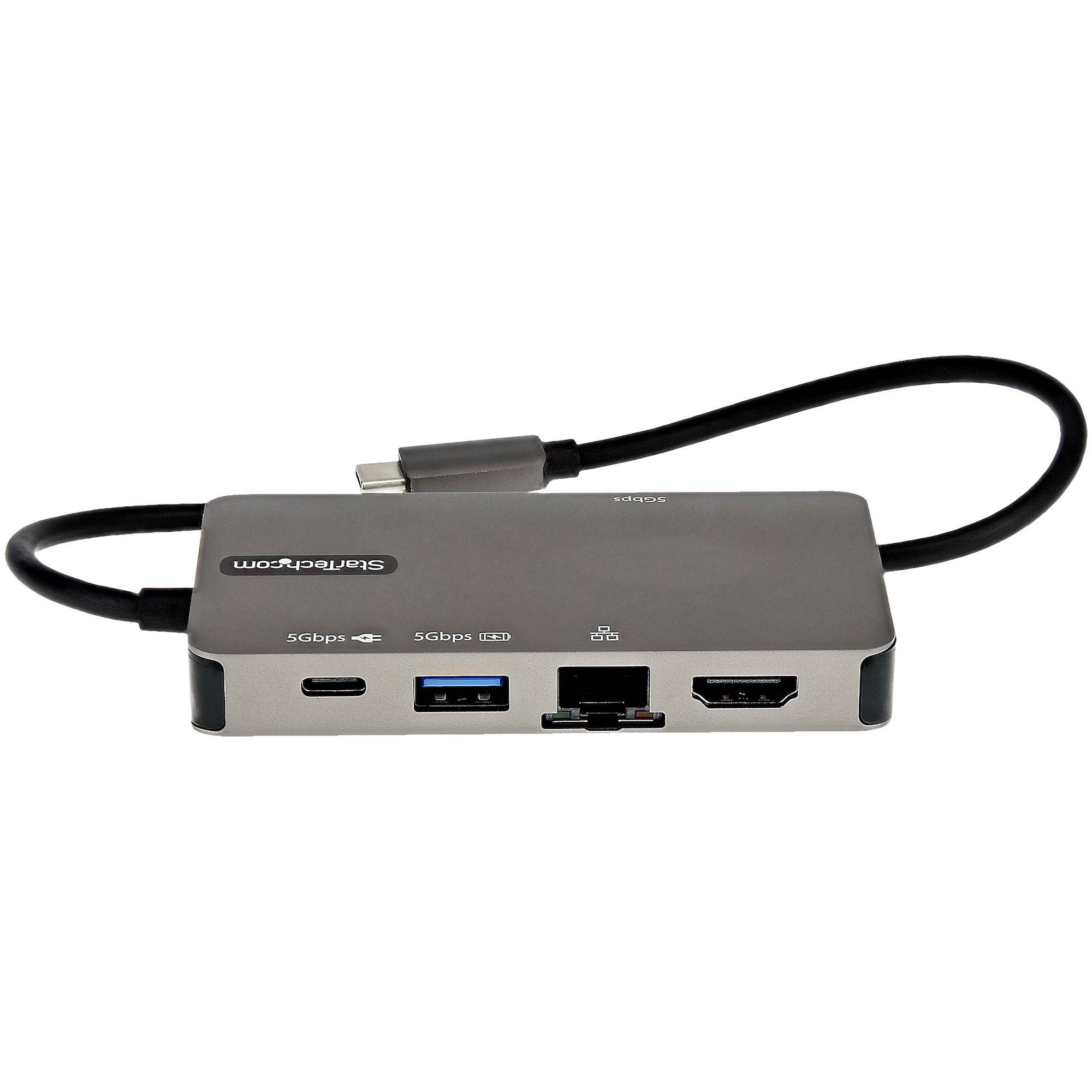 Rca Informatique - image du produit : ADAPTATEUR MULTIPORTS USB-C HDMI/VGA 100W PD 3X USB-A